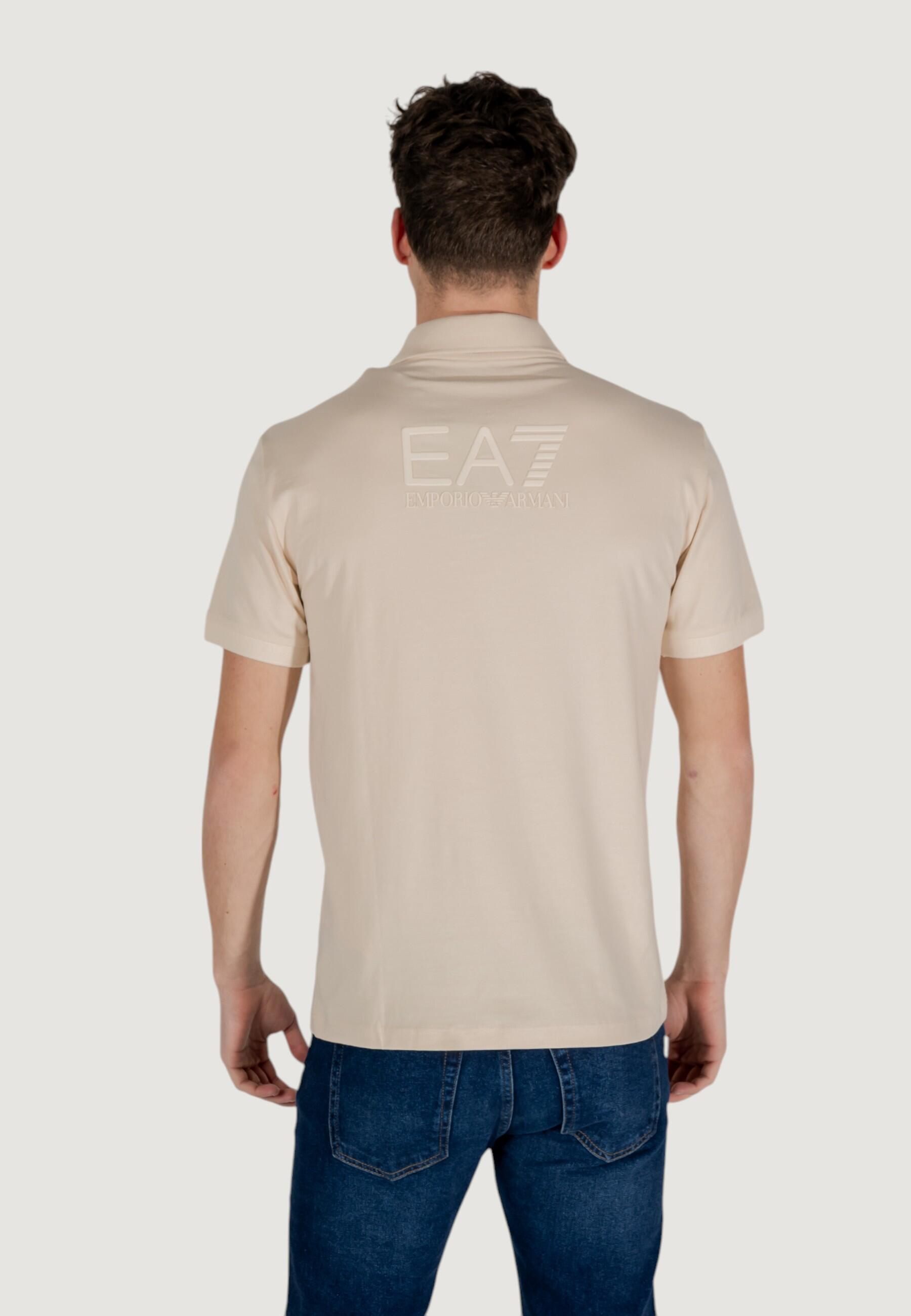 T-shirt e Polo Uomo 7M000228 AF10373 Beige chiaro 5/5