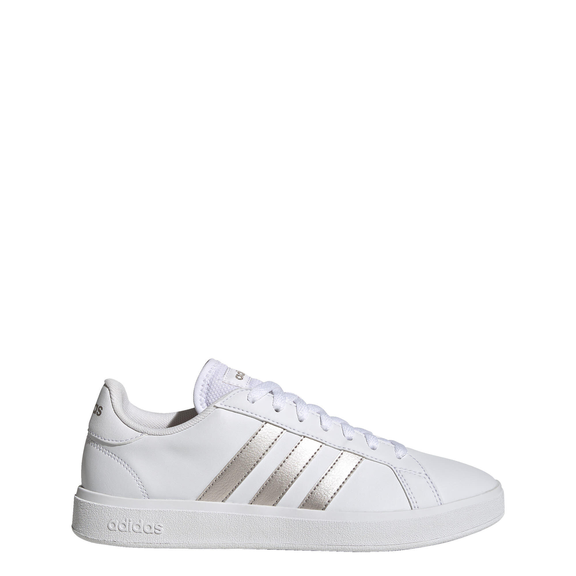 Adidas - Chaussure Grand Court Td Lifestyle Court Casual - Baskets - Blanc|gris - 38 2/3 - Decathlon