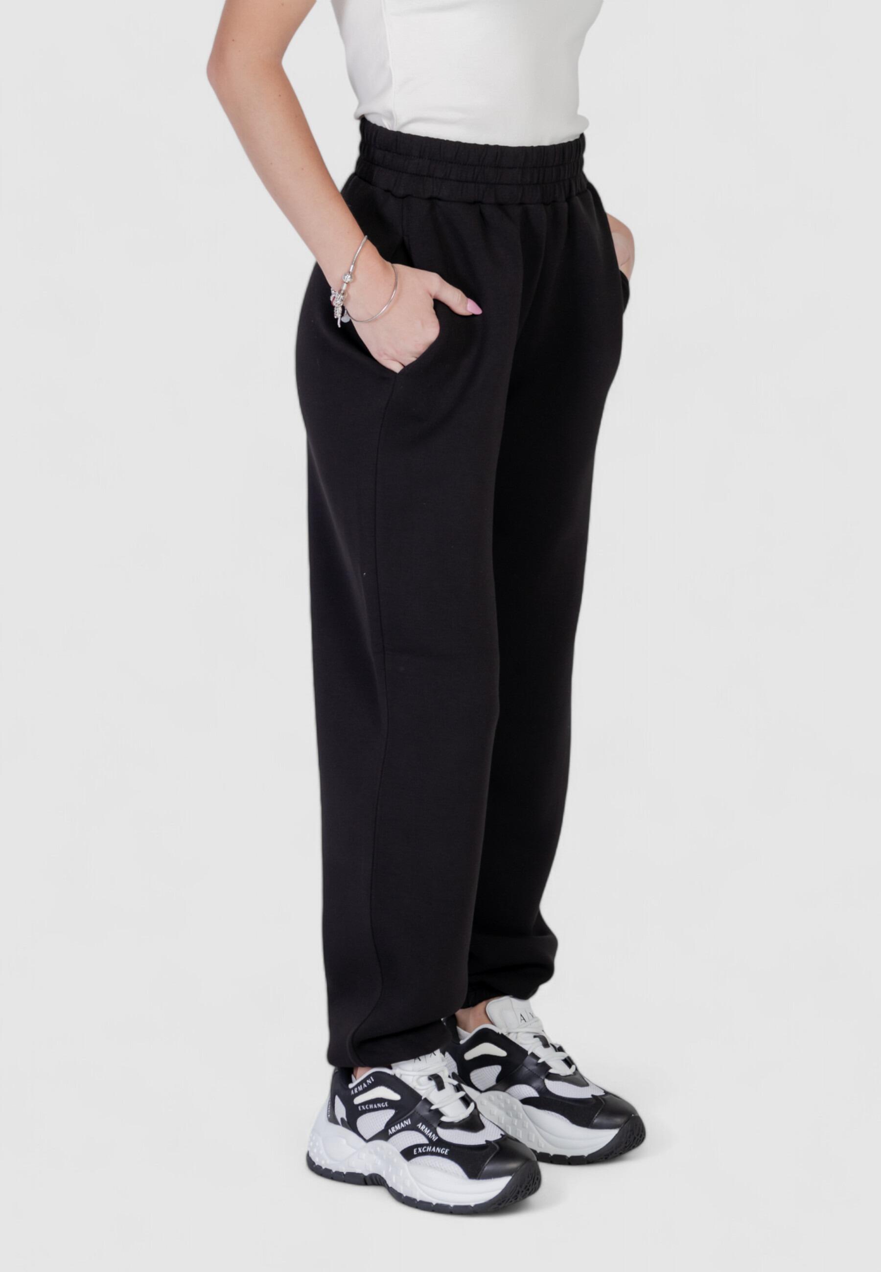 pantalon CECILIA SCUBA JOGGER FEMME NOIR 3/5