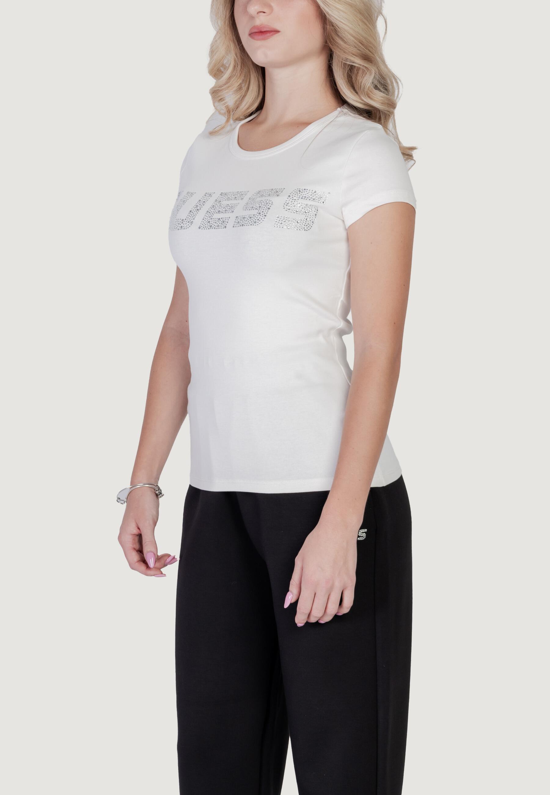 t-shirt crop top KIARA SS FEMME BLANC 3/5