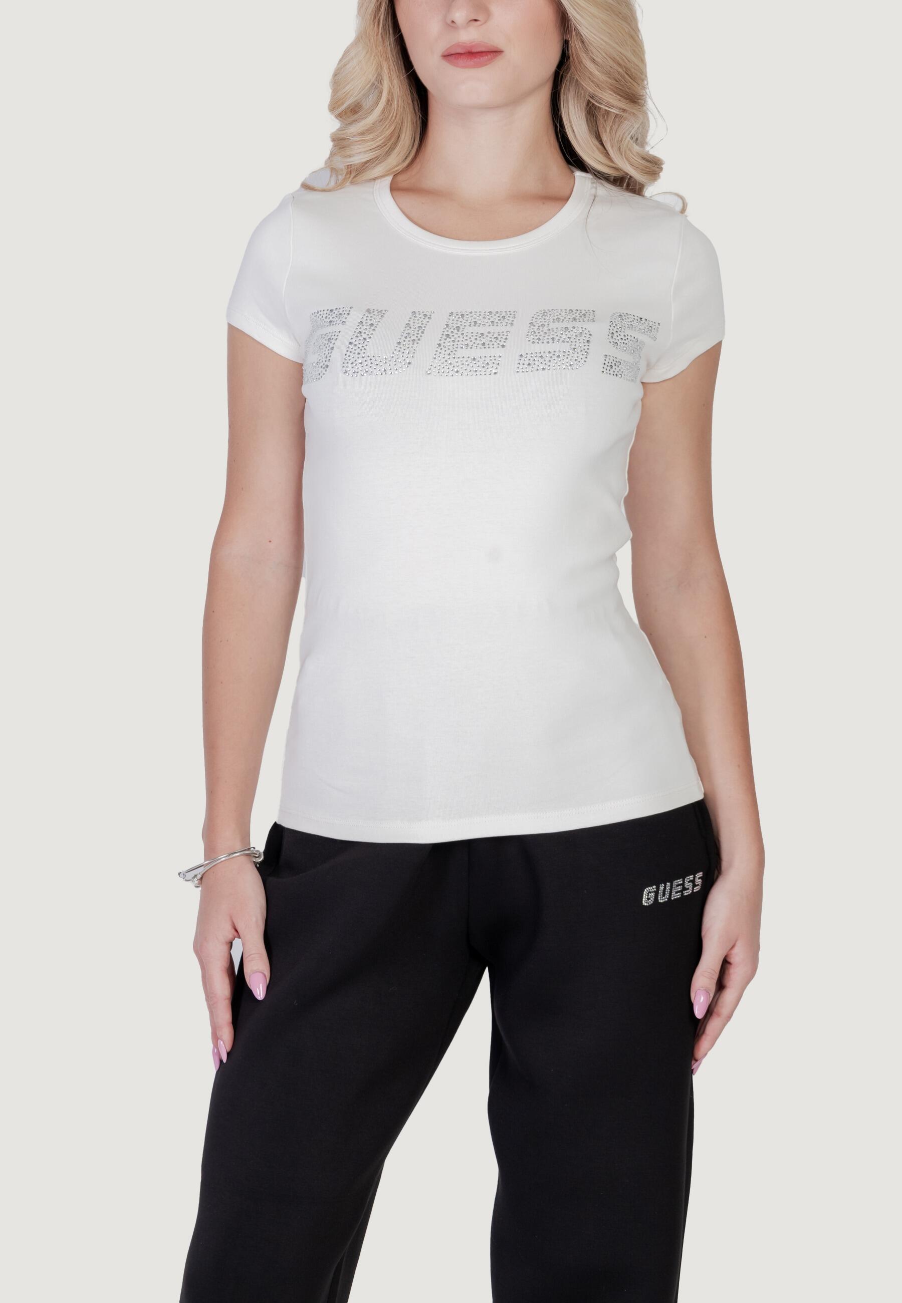 t-shirt crop top KIARA SS FEMME BLANC 2/5
