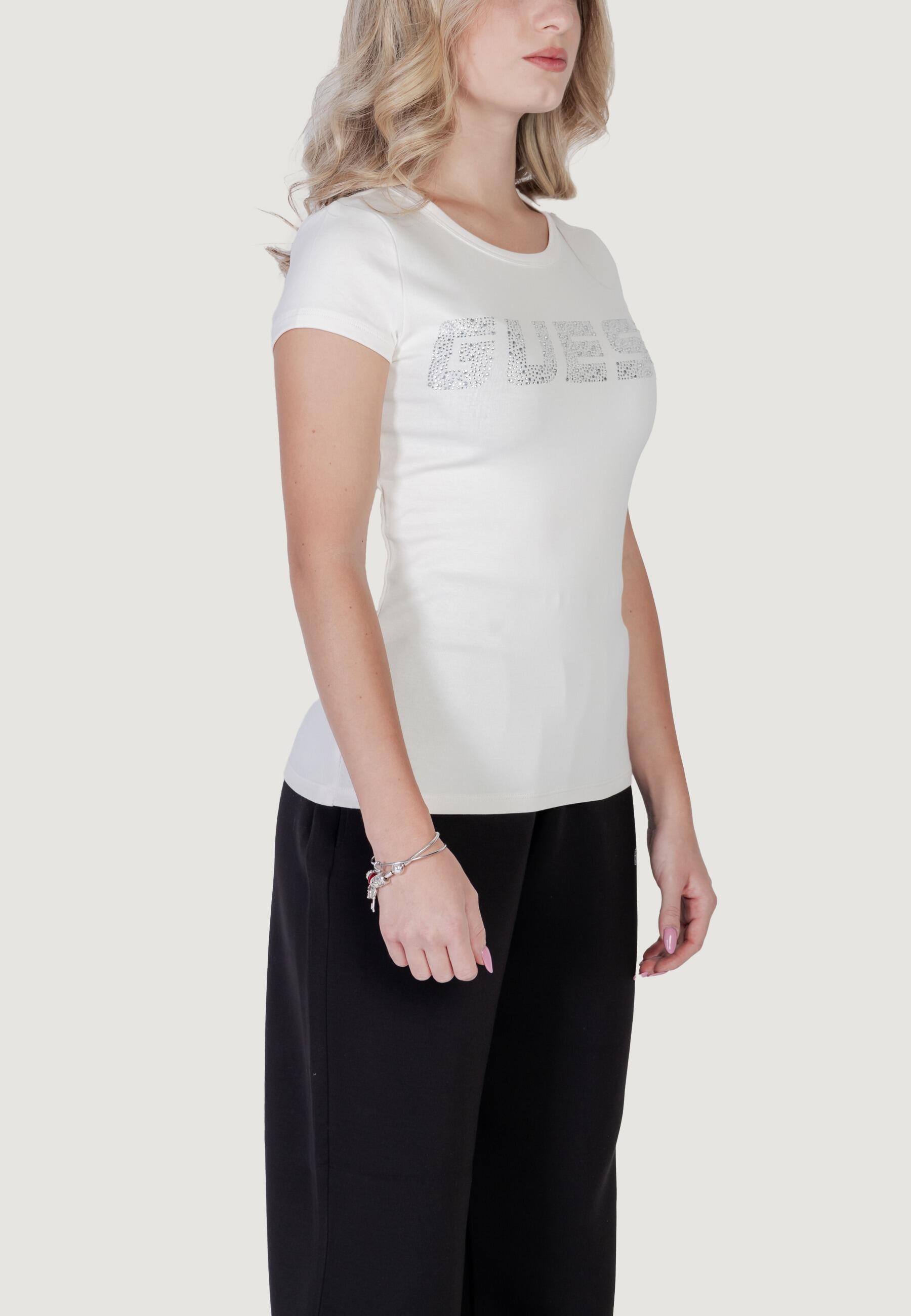 t-shirt crop top KIARA SS FEMME BLANC 4/5