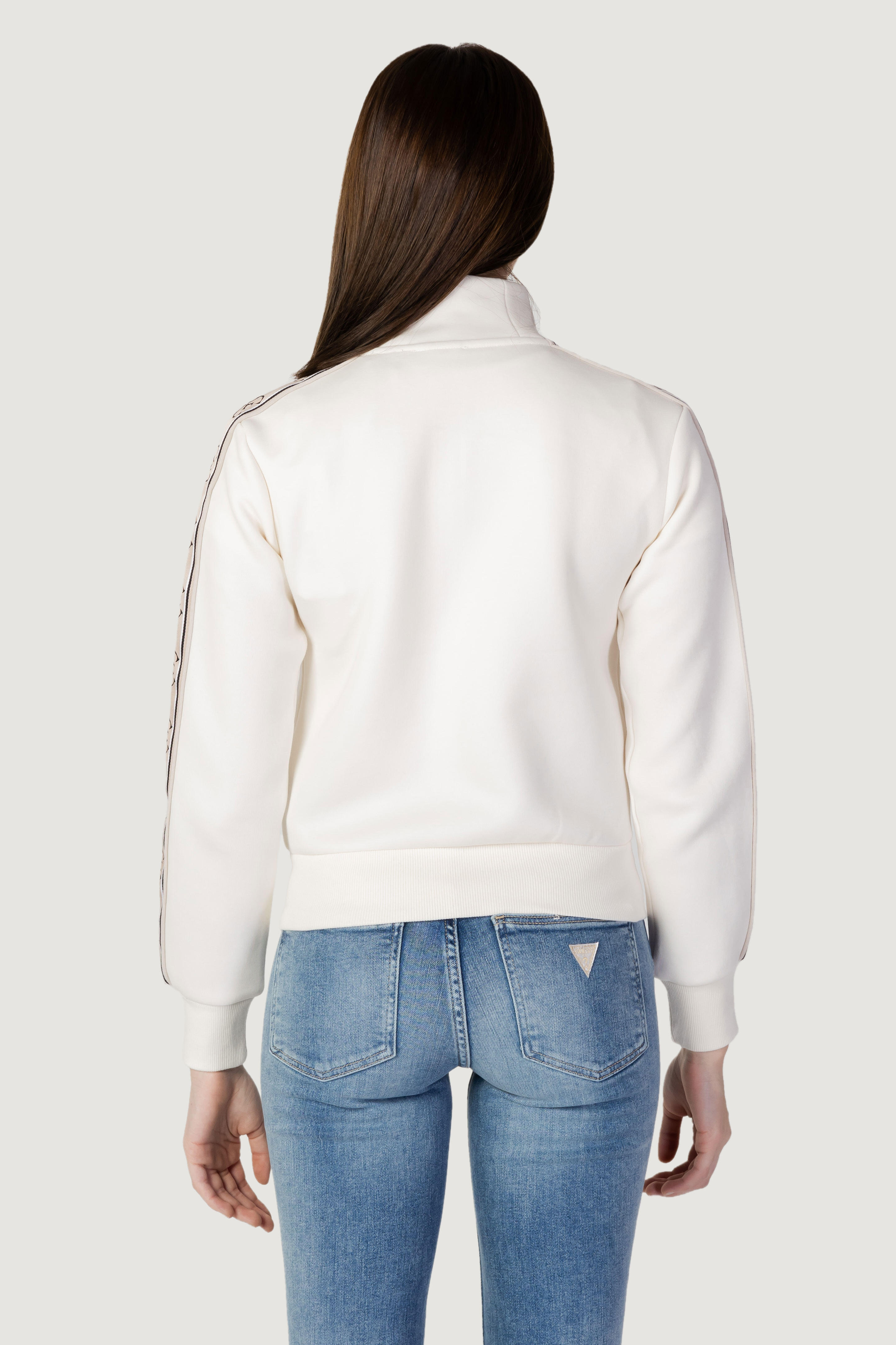 sweat-shirt BRITNEY FULL ZIP FEMME BLANC 4/5