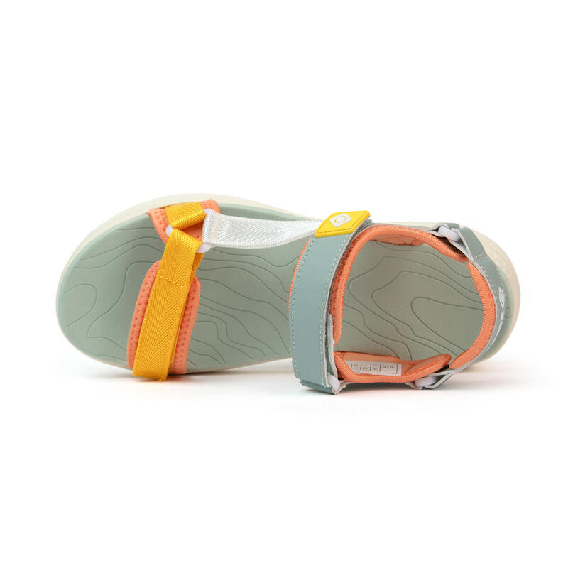 Sandale de randonnée TRAPANI - Double fermeture velcro, semelle EVA et confort