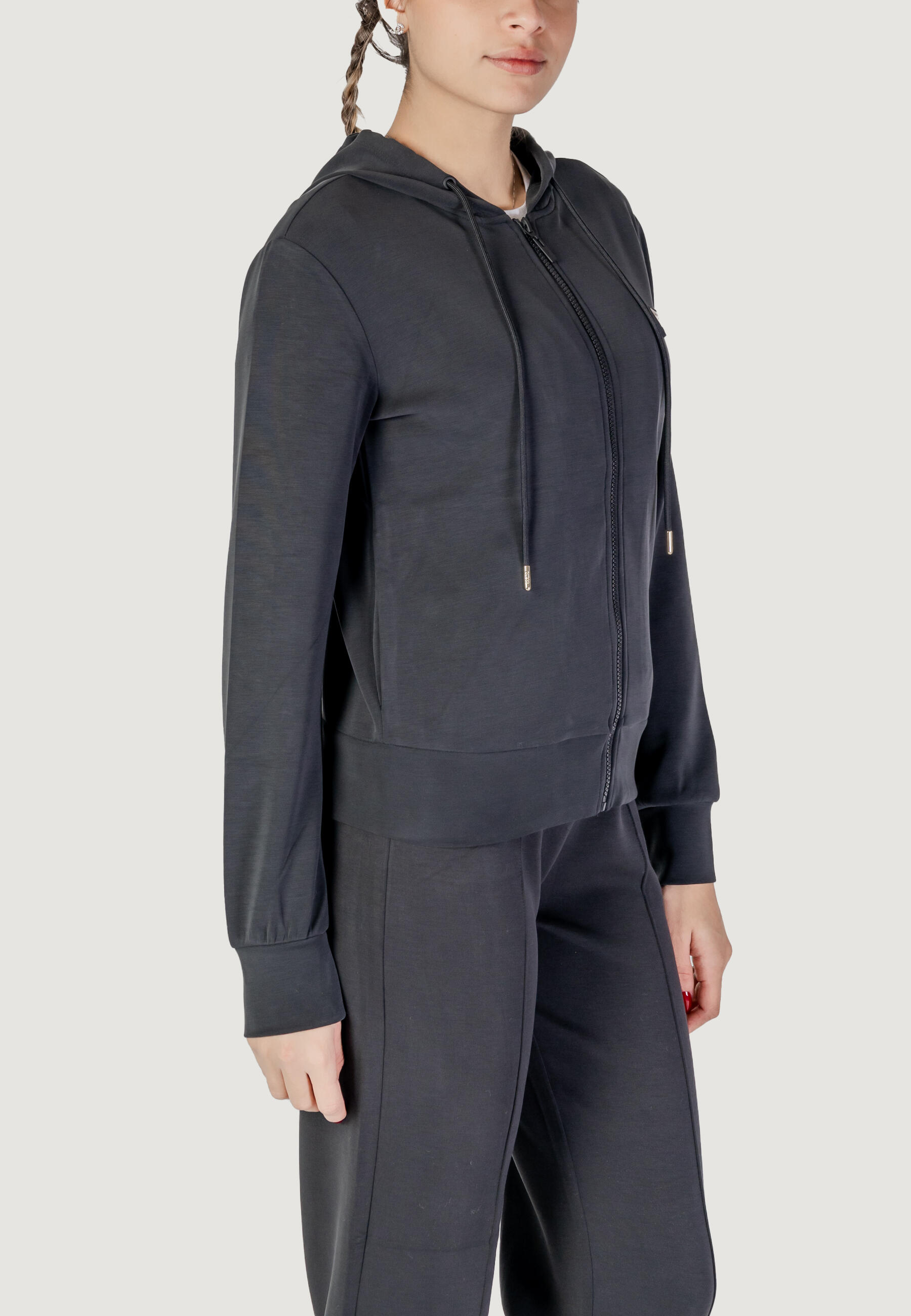 sweat-shirt OLYMPE FULL ZIP FEMME NOIR 3/5