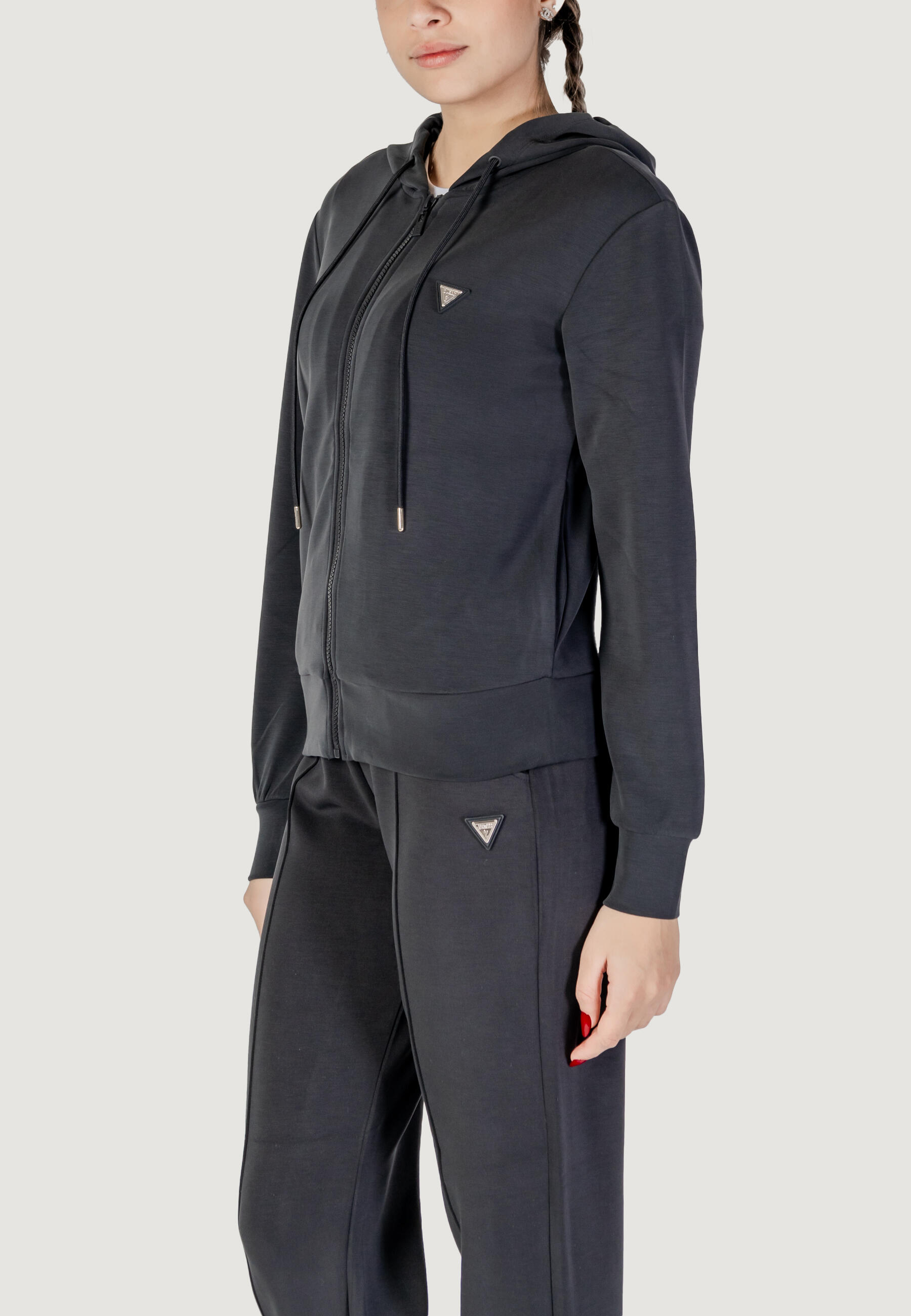 sweat-shirt OLYMPE FULL ZIP FEMME NOIR 2/5