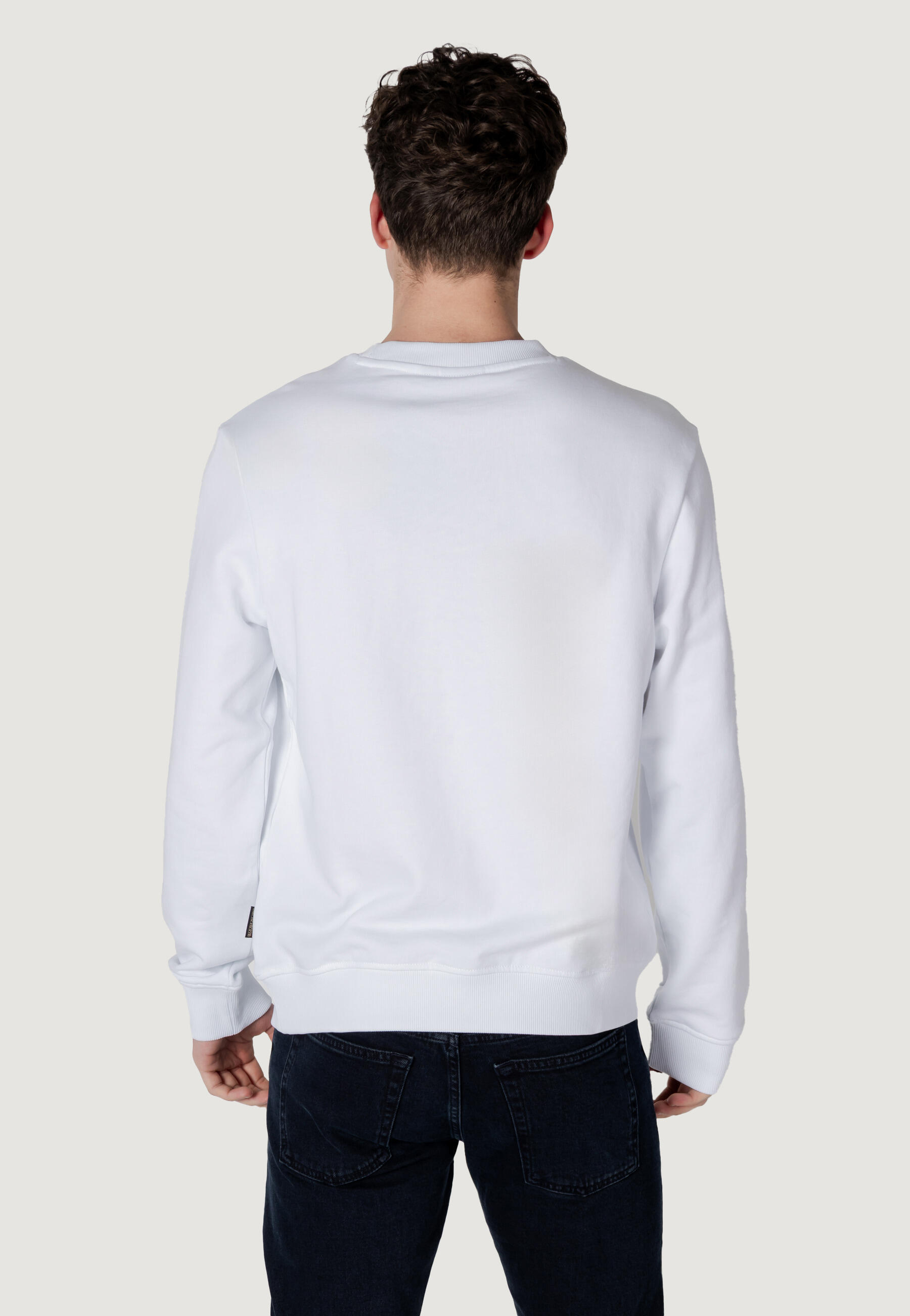 Felpa senza cappuccio Uomo BALIS CREW SUM 2 Bianco 4/4