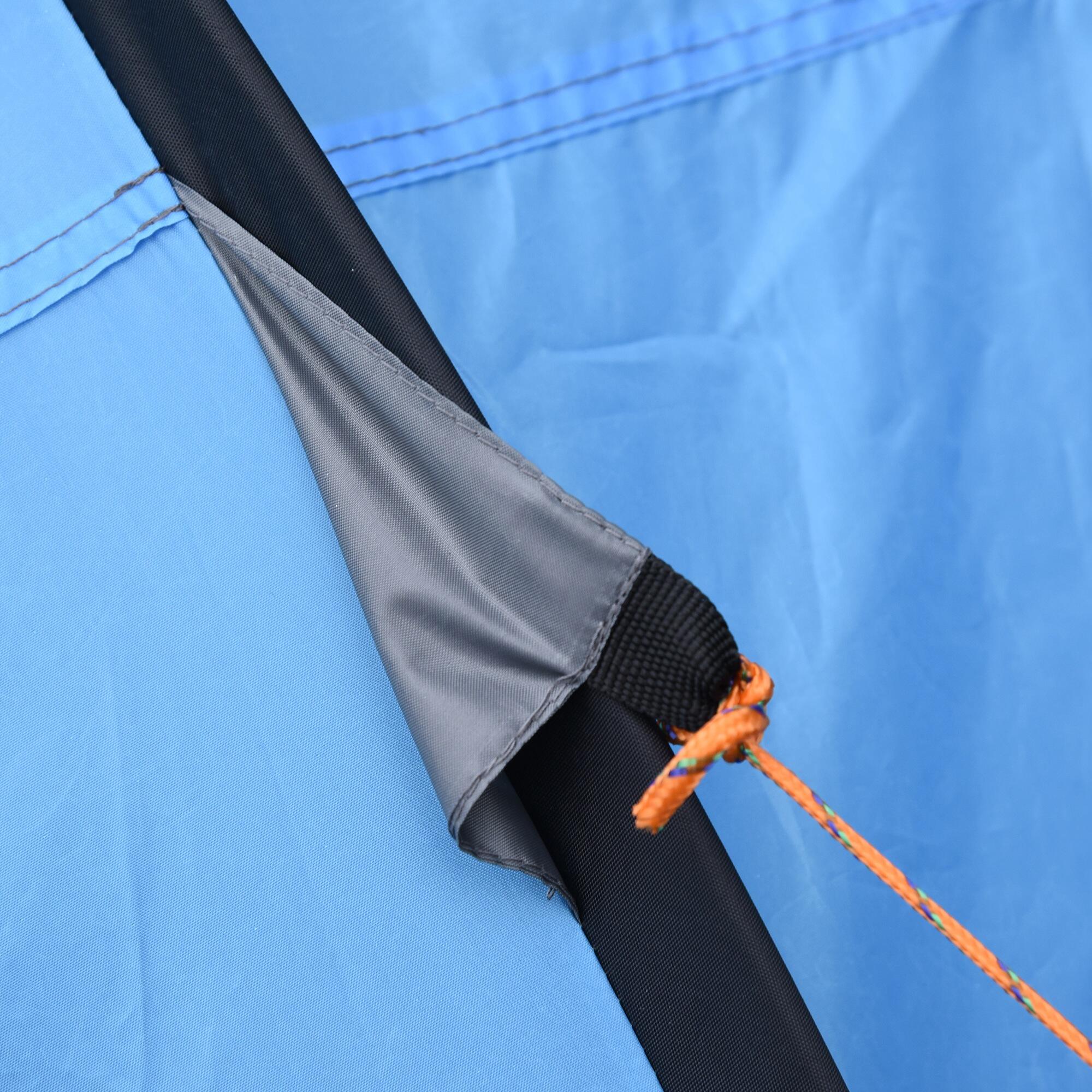 Tienda de Campaña Outsunny 263.5x220x123 cm Azul 5/7