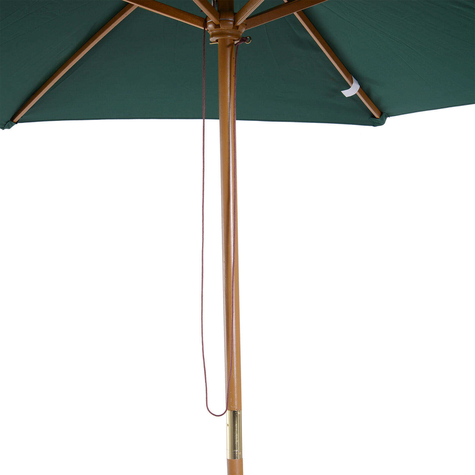 Parasol Outsunny Ø250x230 cm Verde Oscuro 5/7