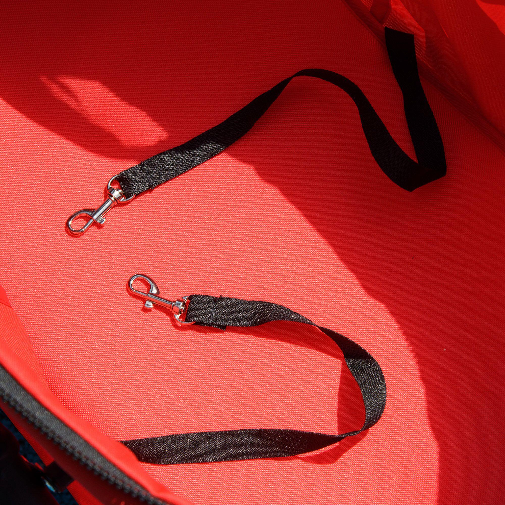 Cochecito para Mascotas PawHut 67x45x96 cm Rojo 5/7