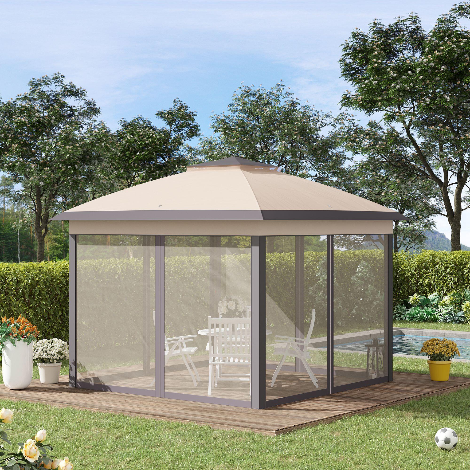 Carpa Evento Deportivo 330x330x288 cm Beige 2/7