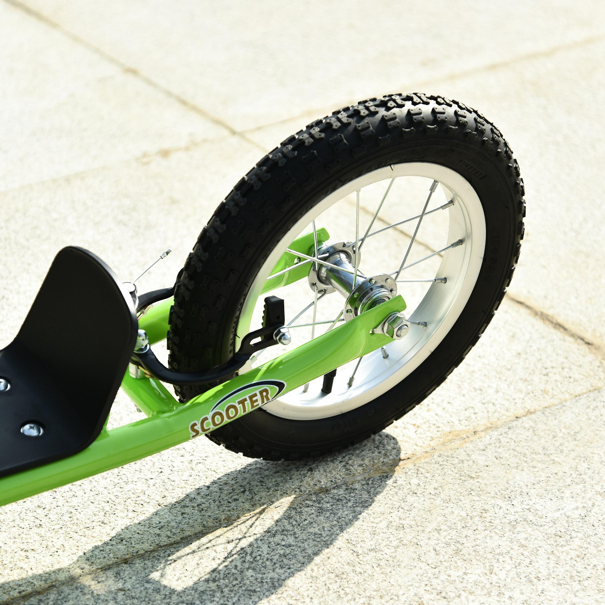Trotinete 117cmx52cmx80-85cm verde e Preto HOMCOM 5/8