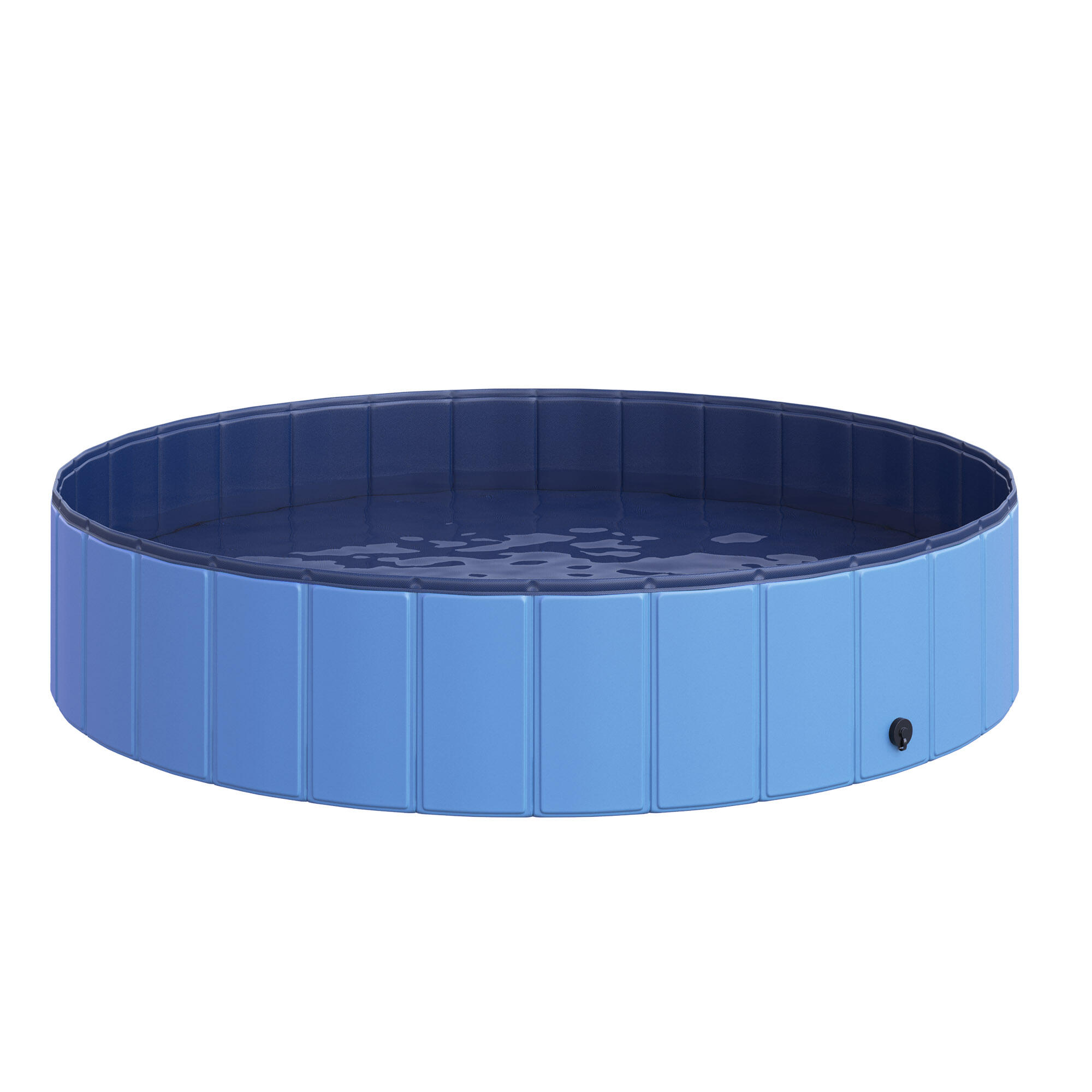 Piscina para Mascotas PawHut Ø140x30cm Azul 2/7