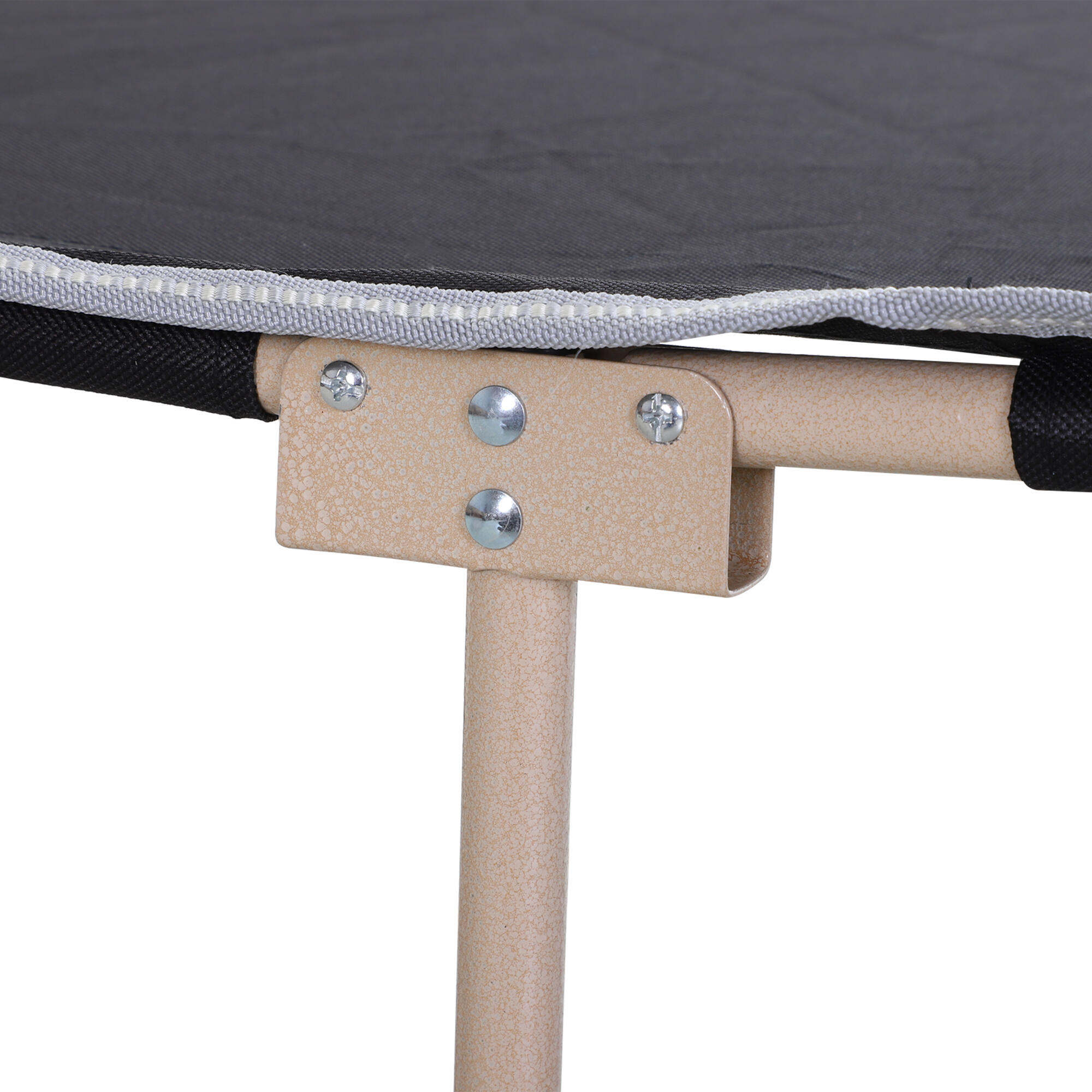 Cama de Camping Outsunny 190x68x52 cm Negro 5/7