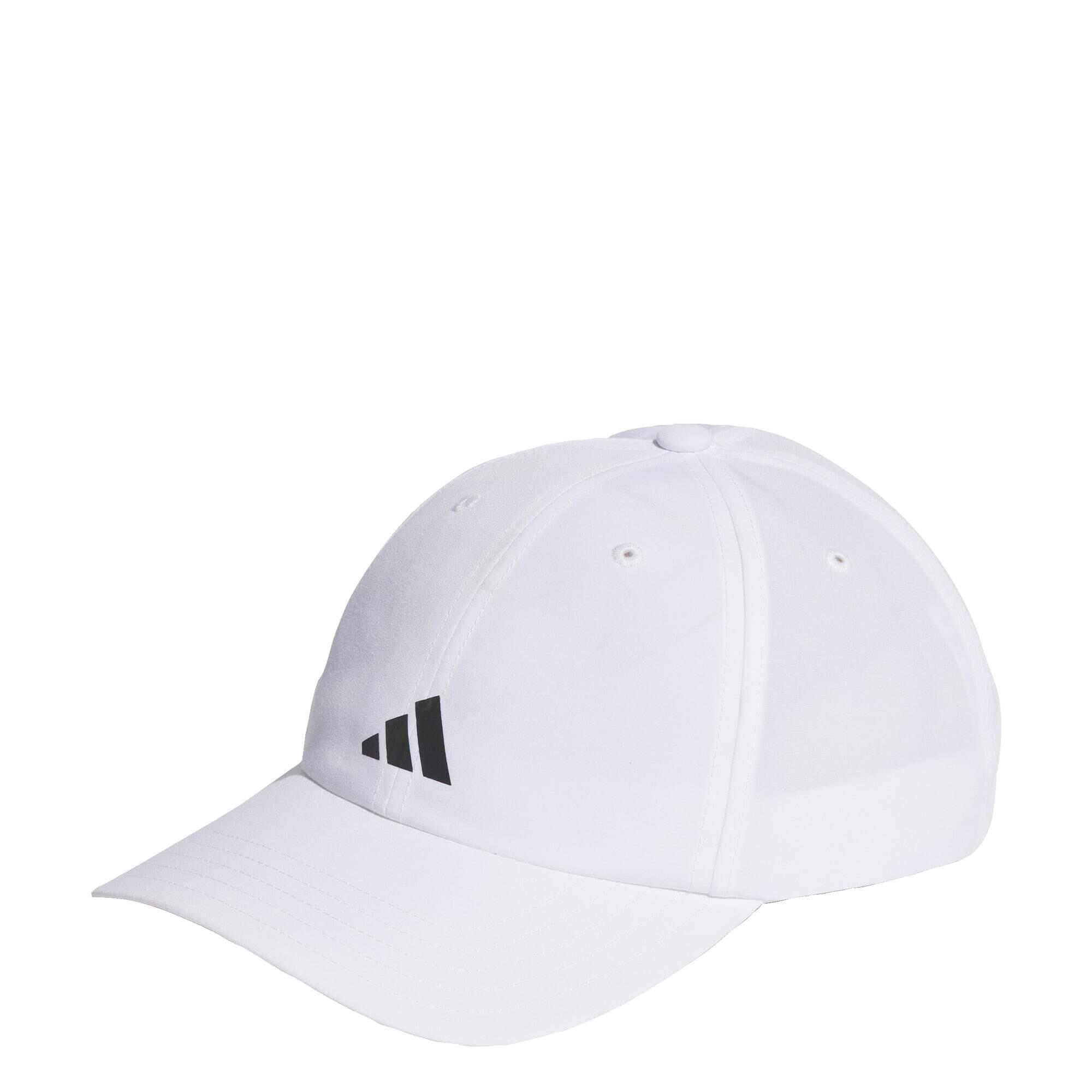 Adidas - Casquette De Baseball À Six Panneaux Running Essentials Aeroready - Chapeau - Blanc|gris - Decathlon