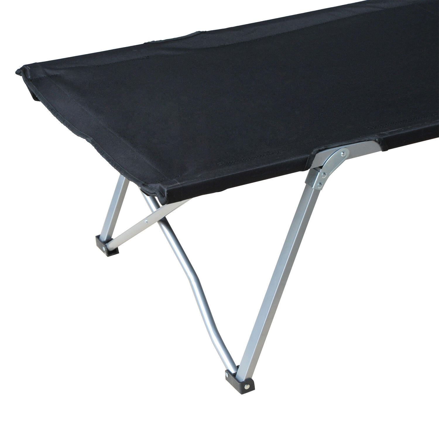 Cama de Camping Outsunny 193x64x40 cm Negro 5/7