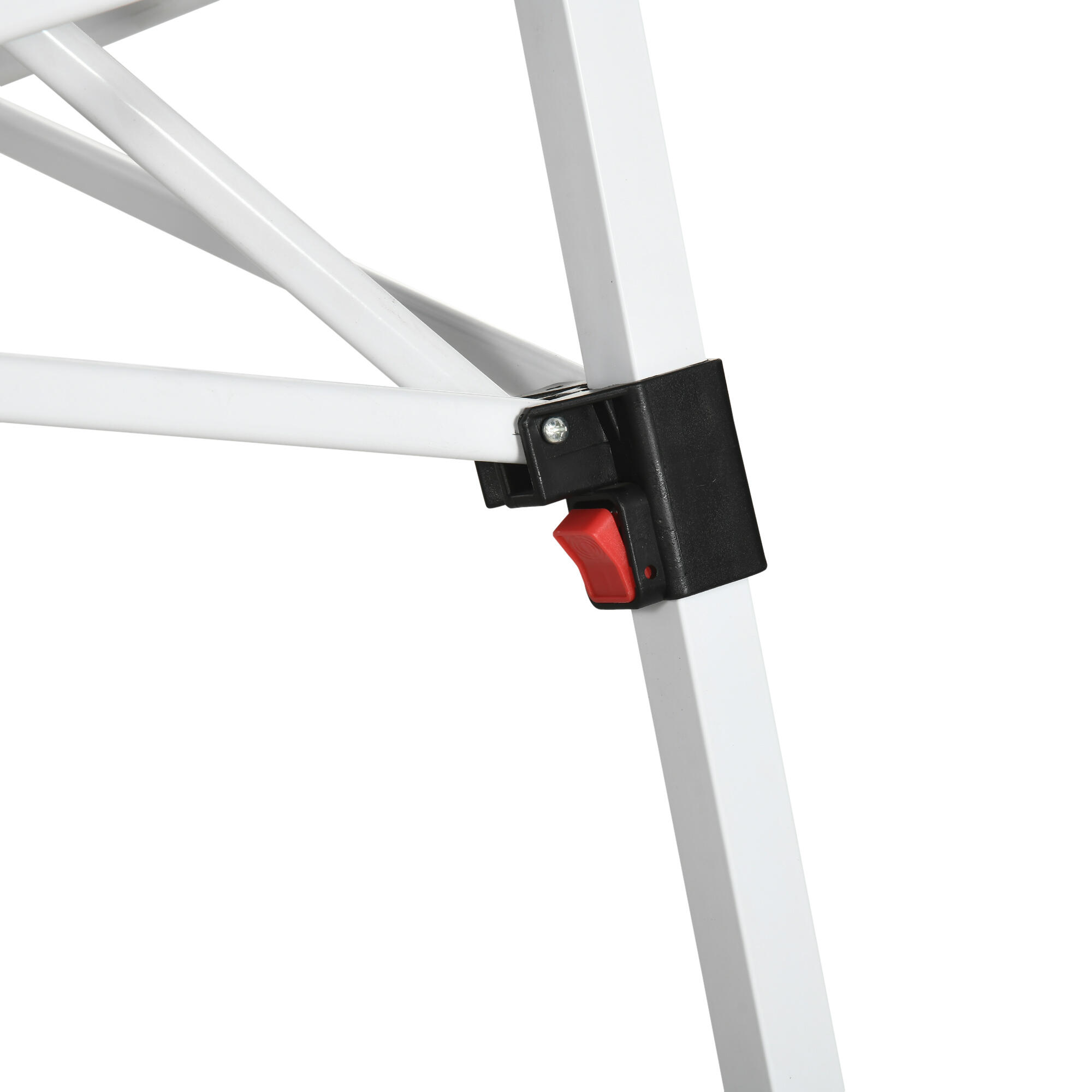 Tenda dobrável 240x240x250 cm branco Outsunny 4/7