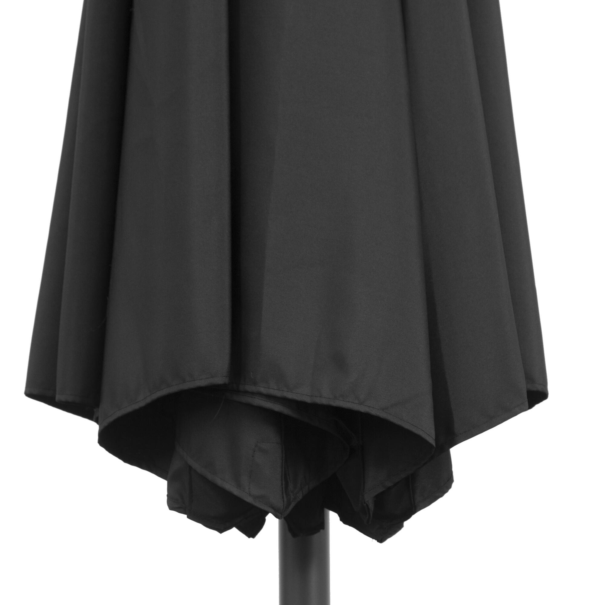 Sombrilla de camping Outsunny 300x300x250 cm Negro 5/7