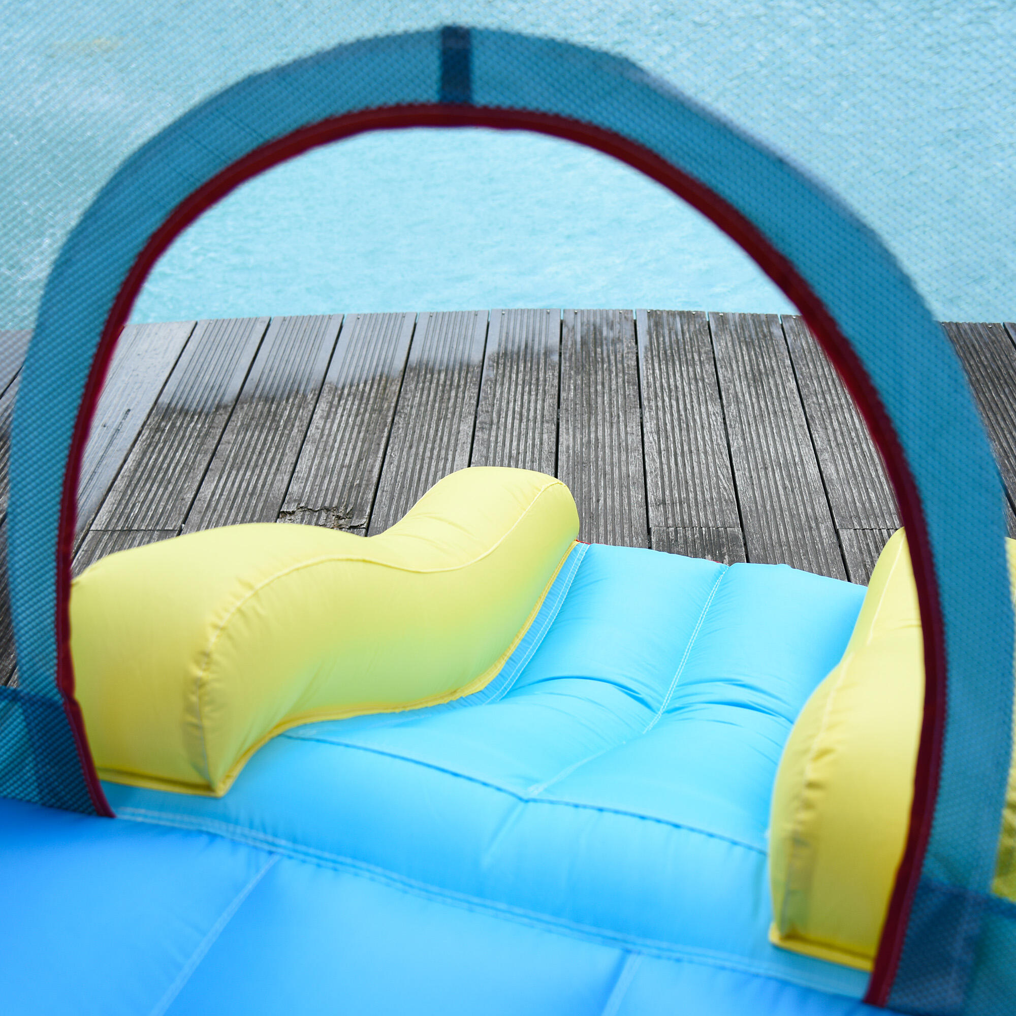 Castillo Hinchable Outsunny 330x265x185 cm Multicolor 4/7