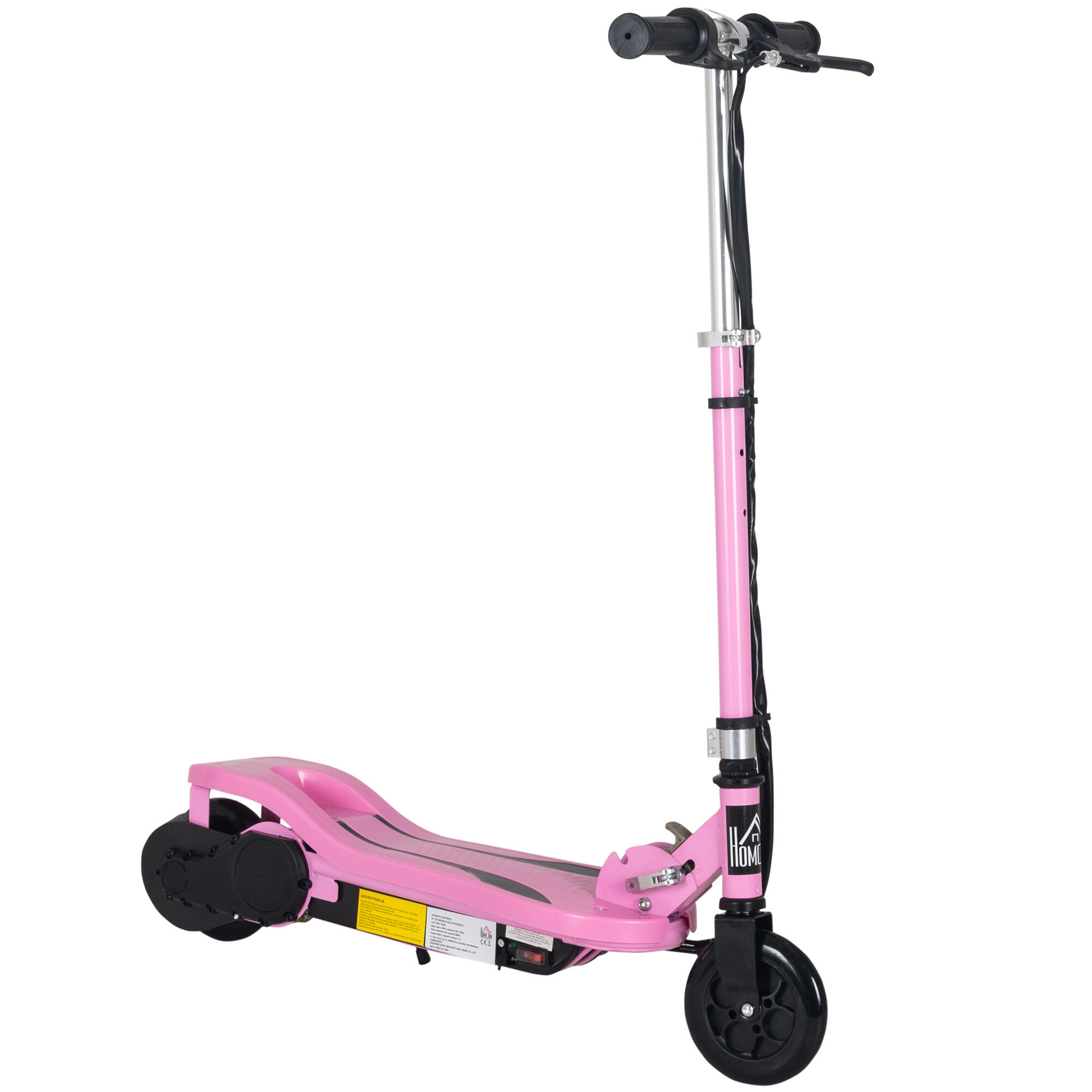 Trotinete Elétrico 75x36x93 cm Rosa HOMCOM 2/7