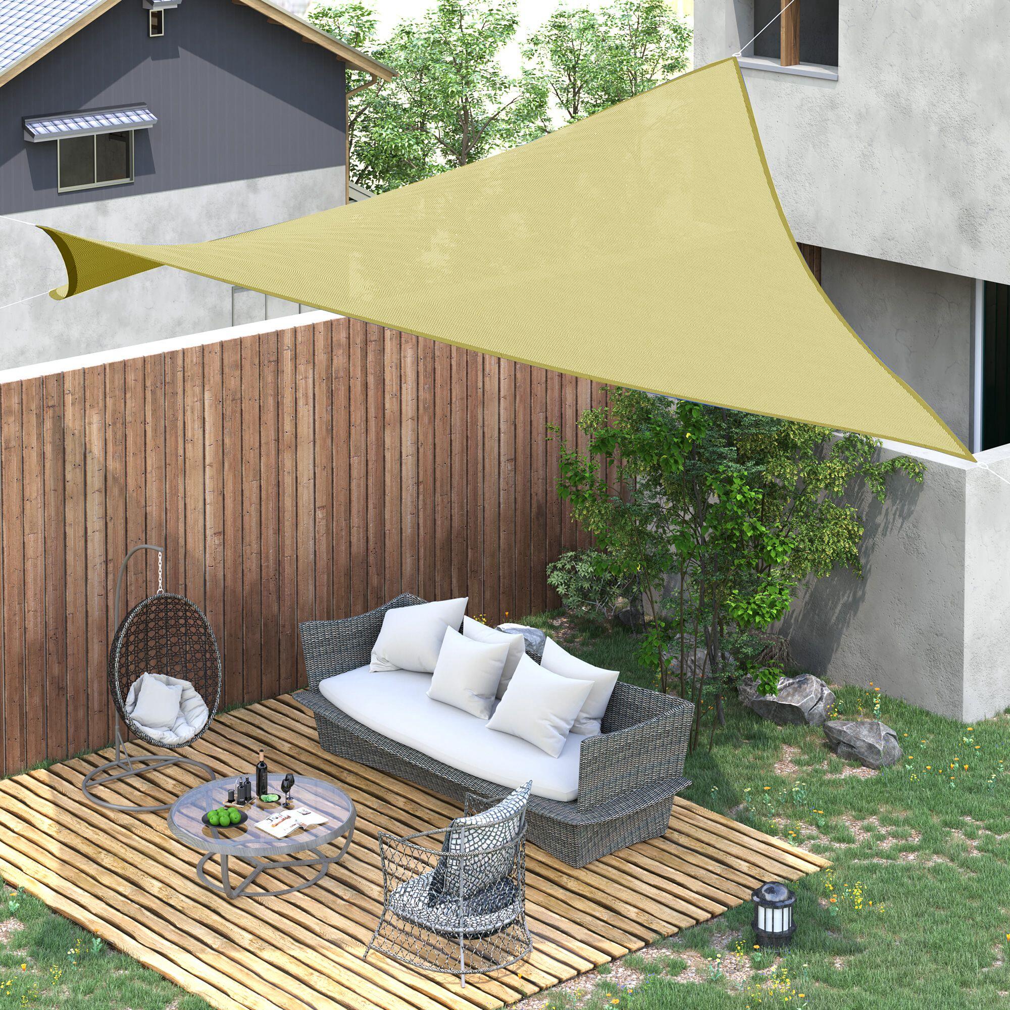 Toldo Vela 4x6m Areia Outsunny 2/7