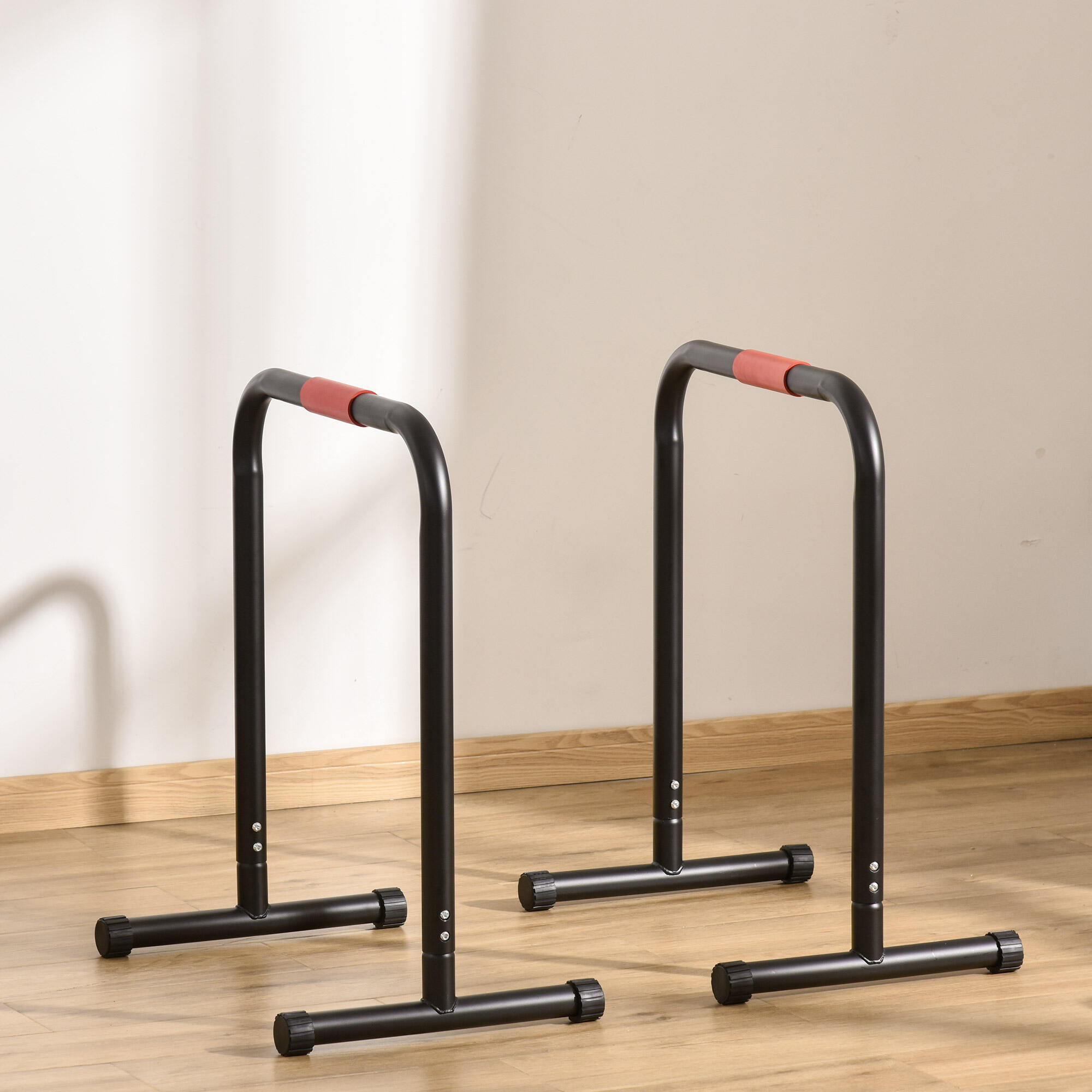 Barras Paralelas HOMCOM 63x41x73cm Negro 2/7