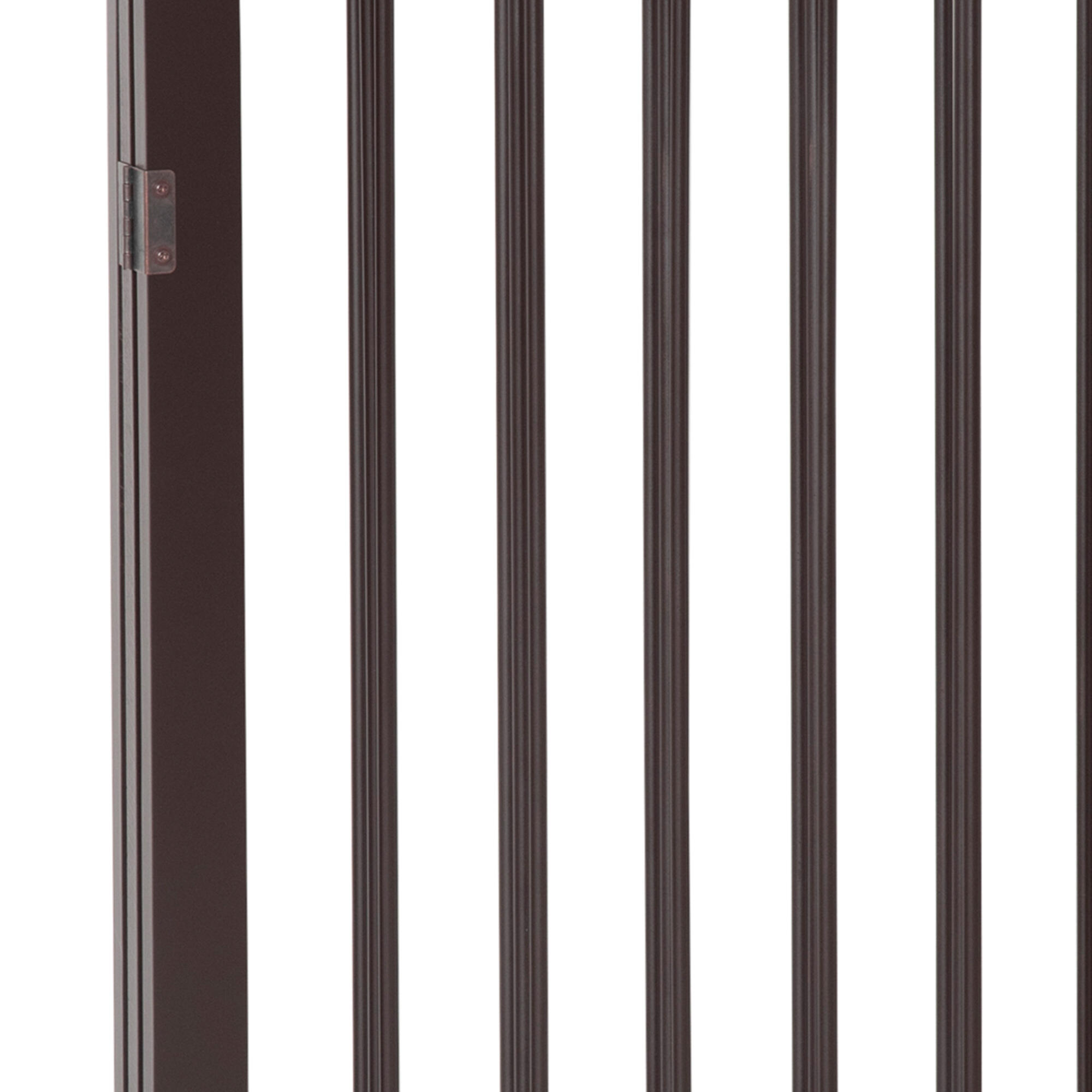 Barrera de Seguridad para Perros PawHut 160x1.2x76 cm Café 5/7