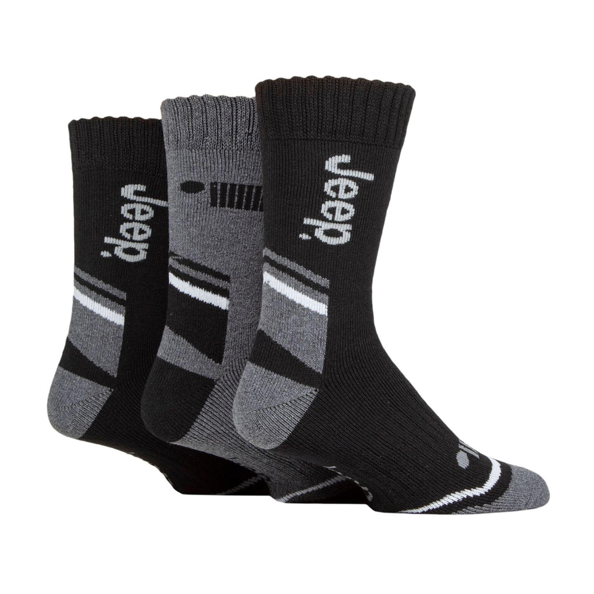 3er-Pack Herren-Walking-Performance-Stiefelsocken 3/4