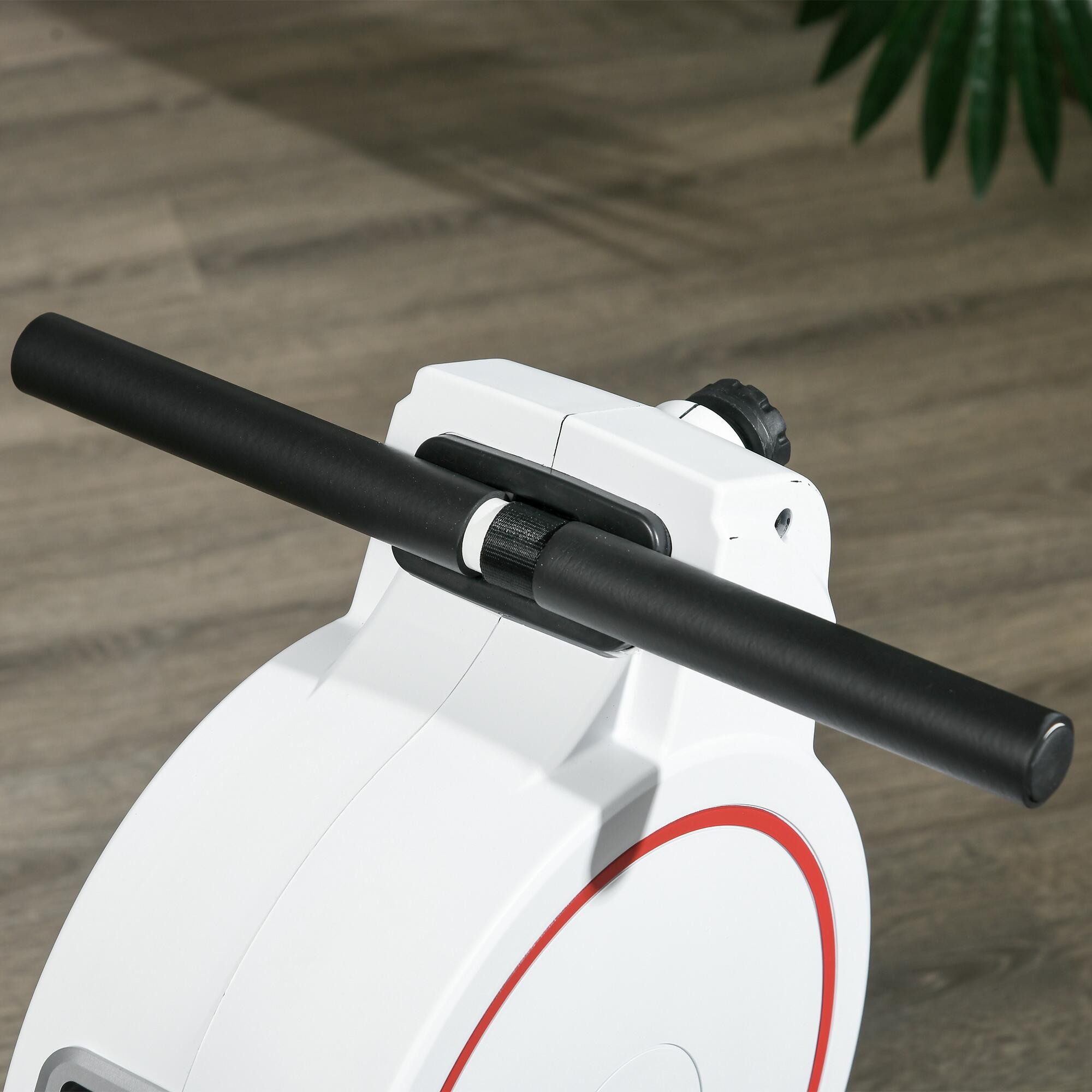 Máquina de remo 180x48x60 cm branco SPORTNOW 5/7
