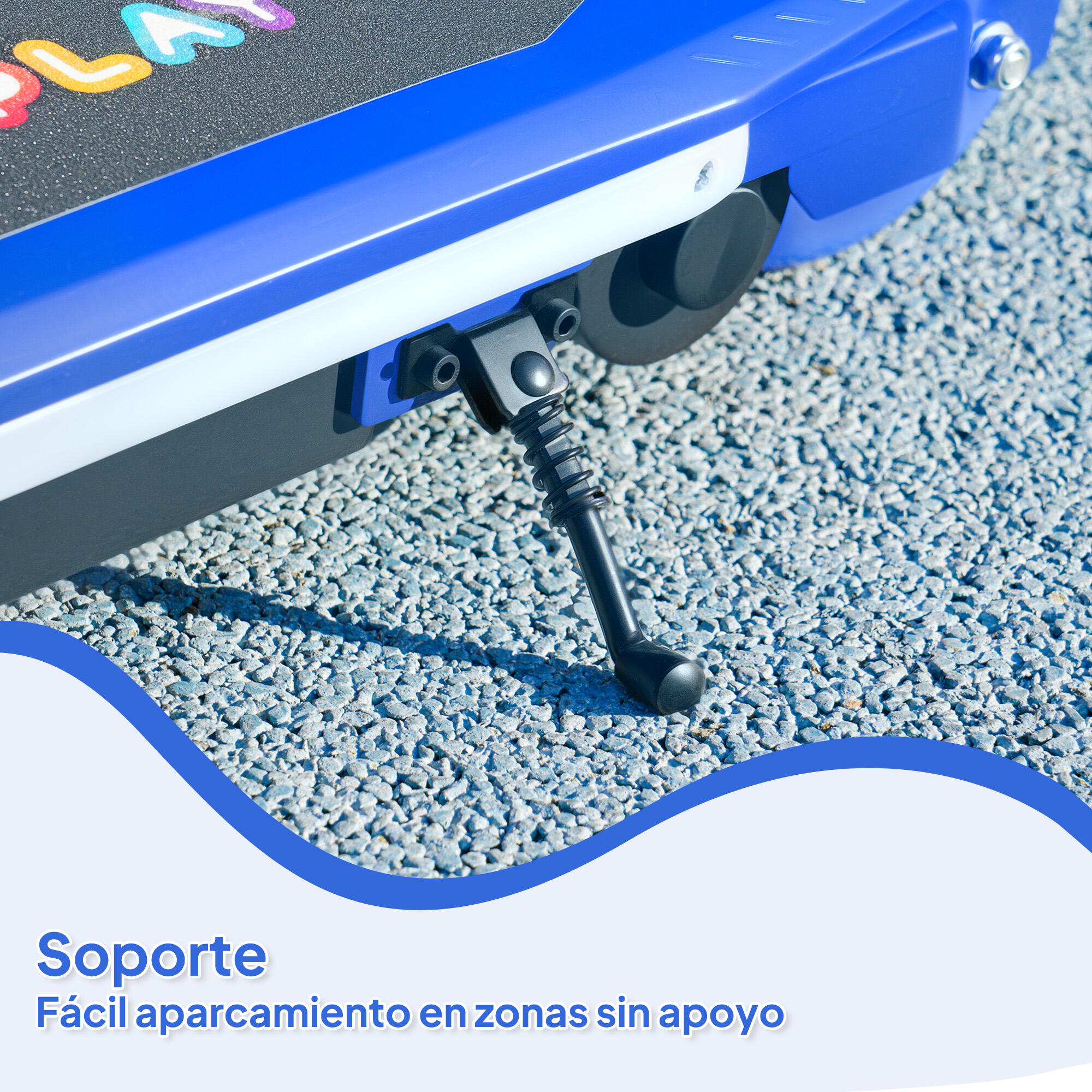 Trotinete elétrica 76x46x93 cm azul AIYAPLAY 6/7