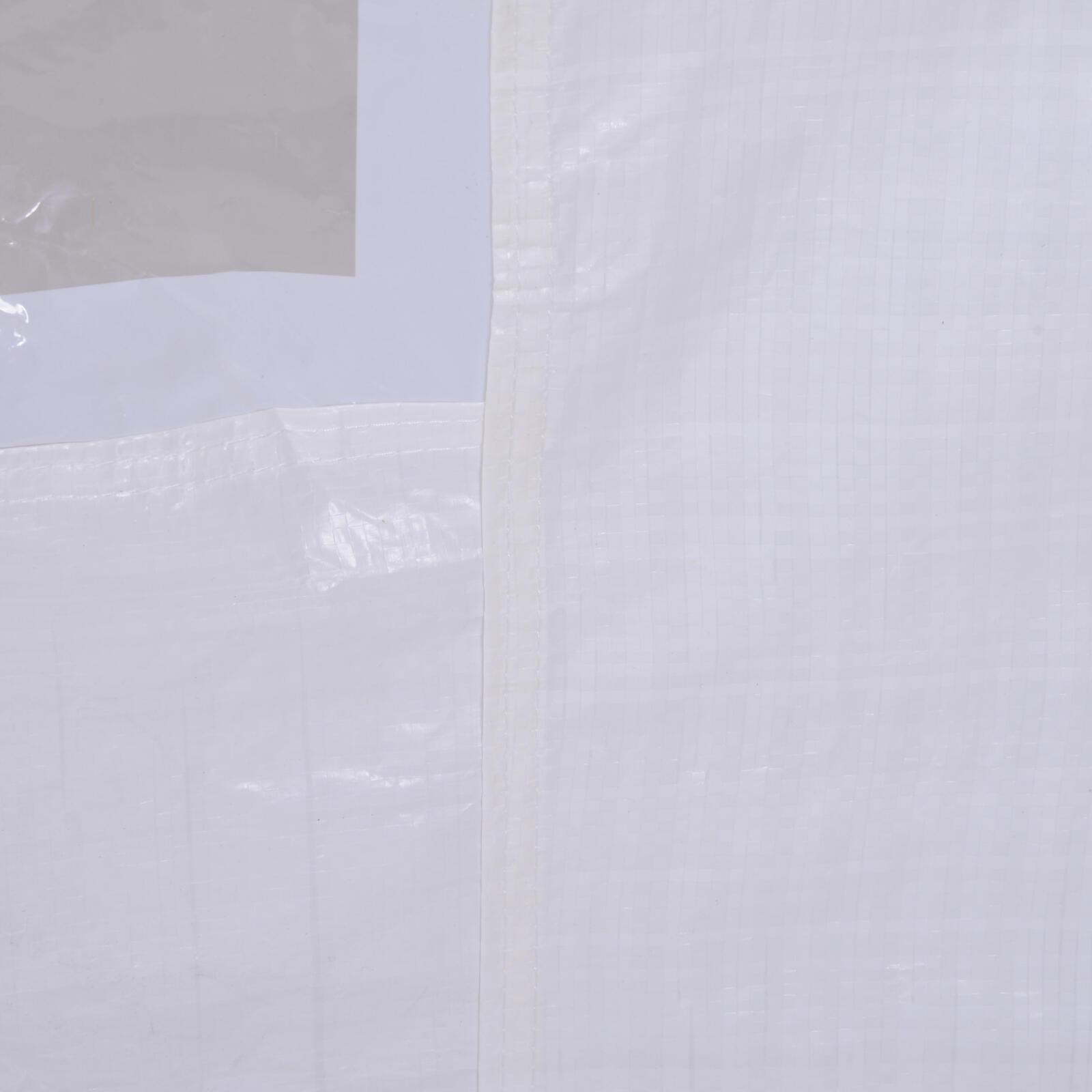2 Paredes Parte Laterales Outsunny 293x293x193 cm Blanco 6/7