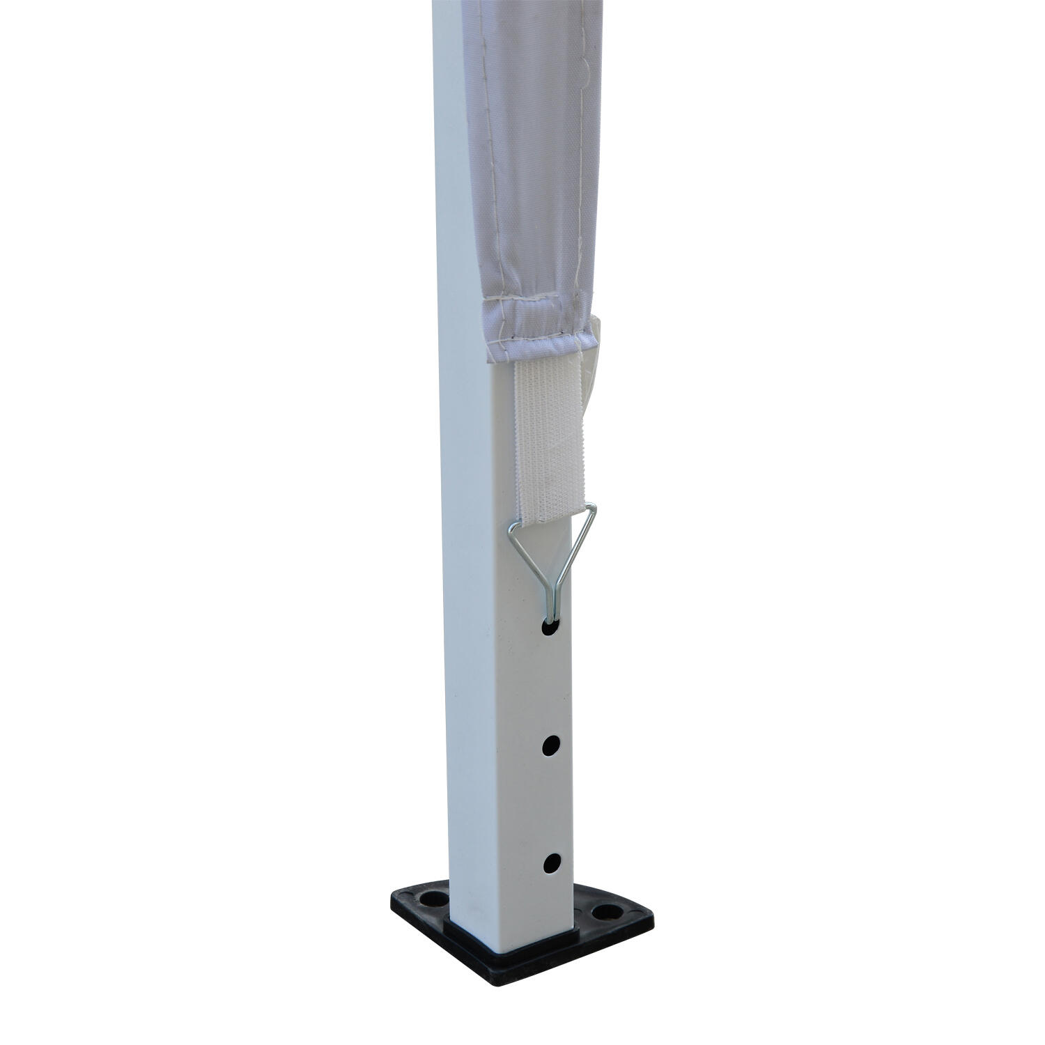 Tenda de exterior branco prateado Outsunny 4/7