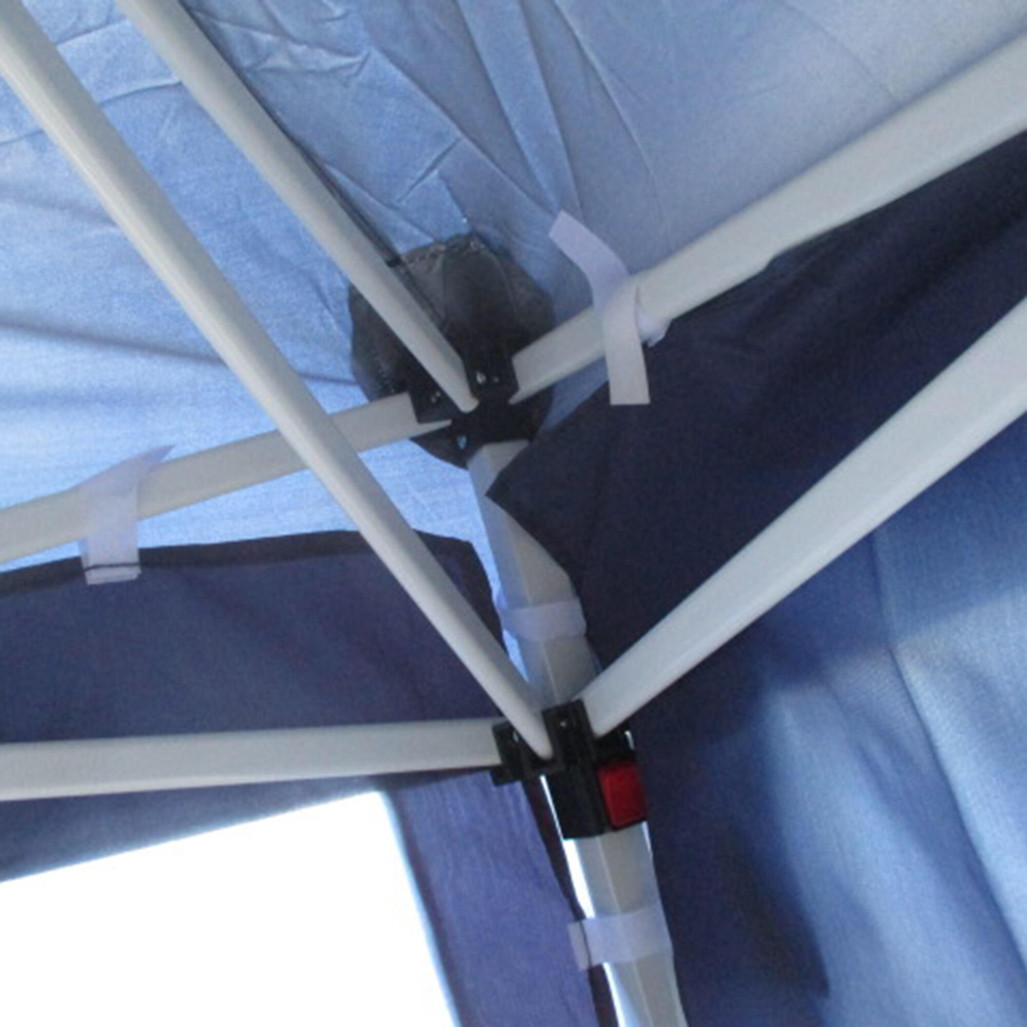 Carpa Evento Deportivo Outsunny 295x295x258 cm Azul 5/7