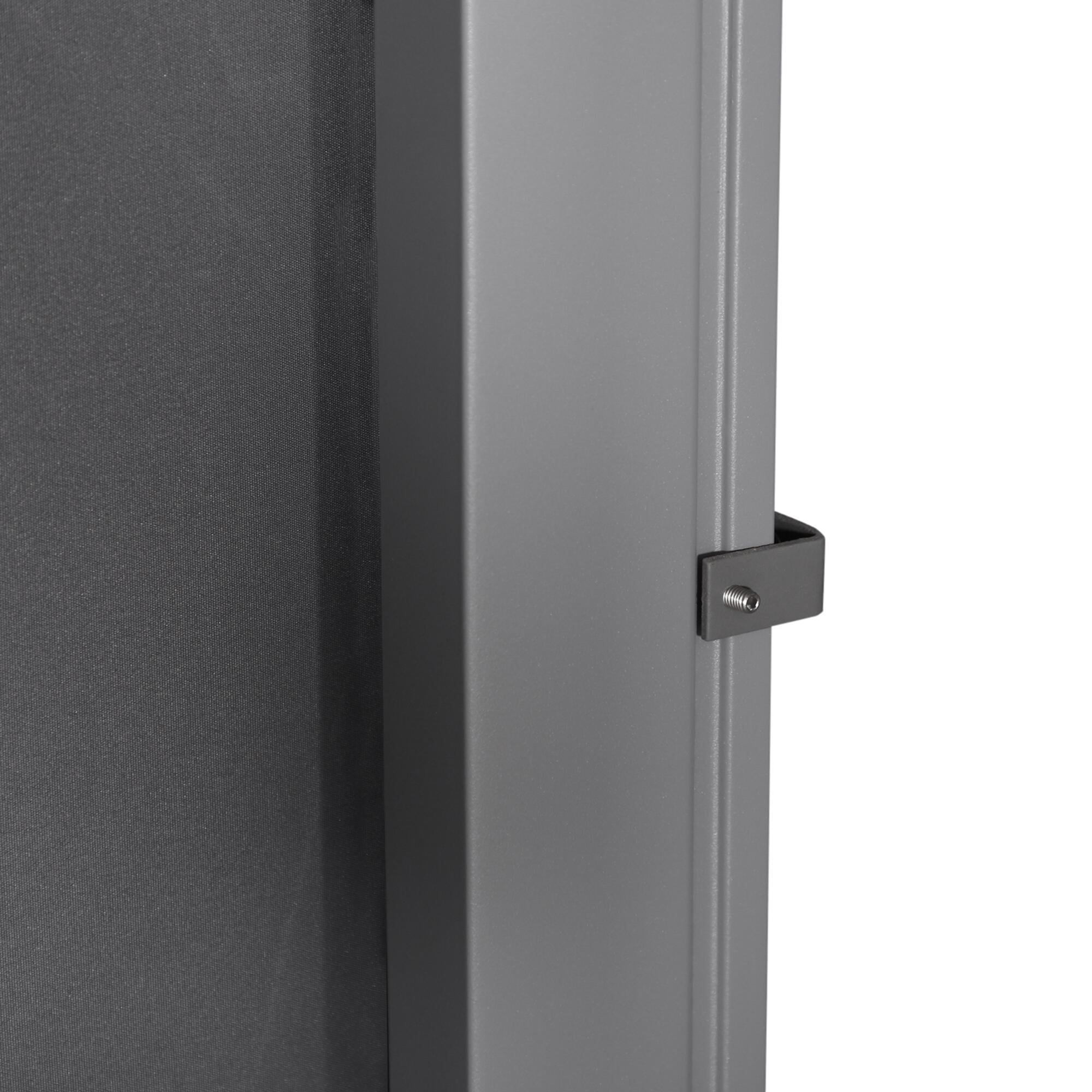 Toldo Lateral Retráctil Outsunny 300x160 cm Gris 5/7