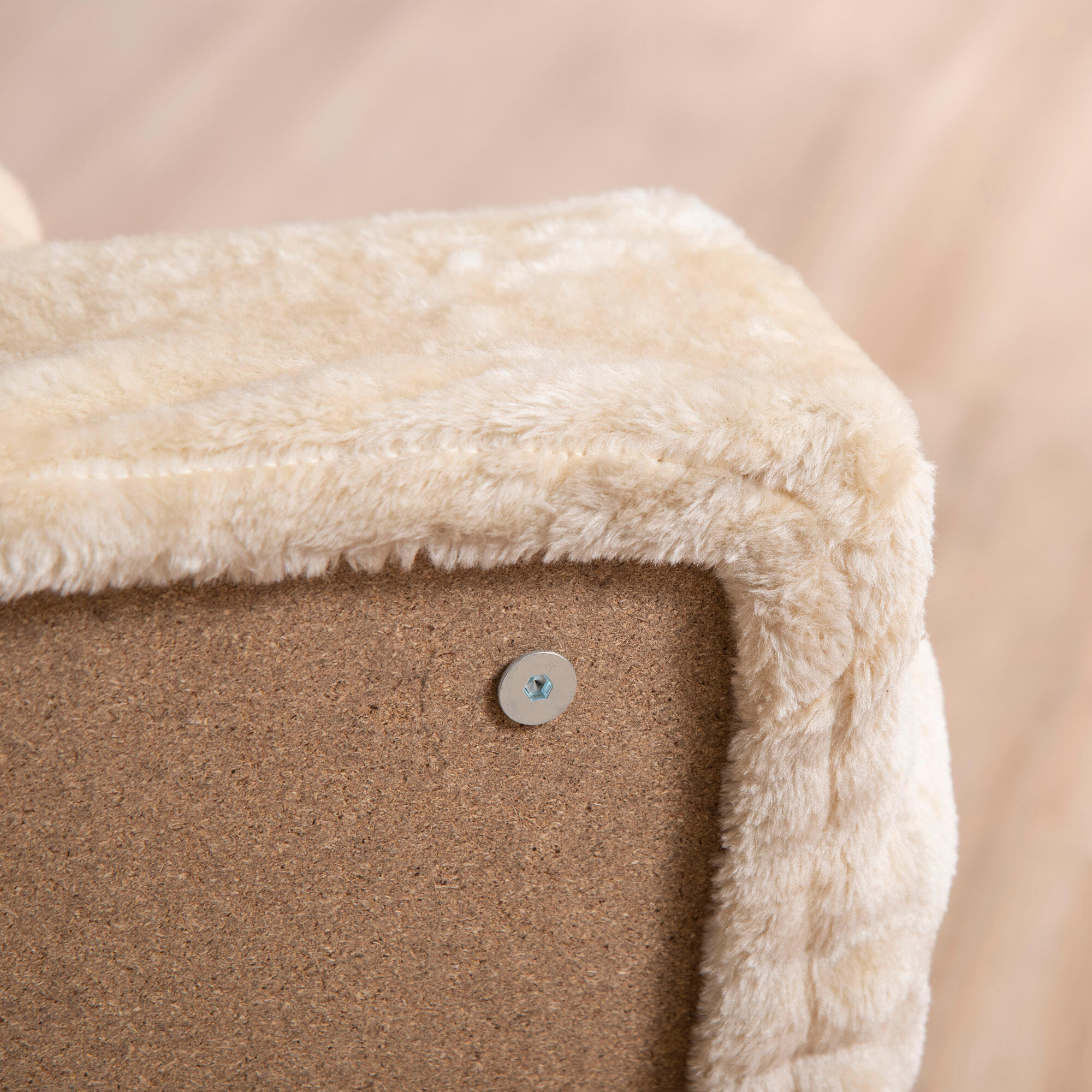 Escalera para Perros PawHut 60x35x44 cm Beige 5/7