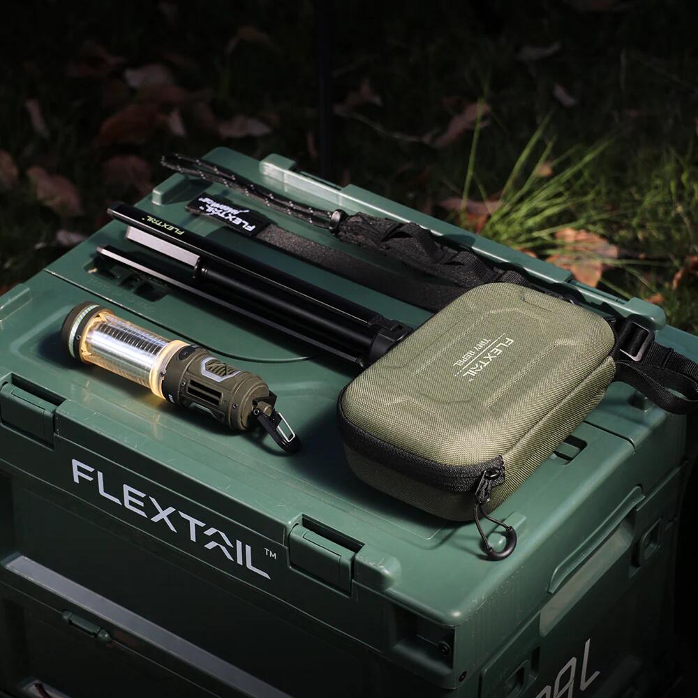 Faltbares TRIPOD Stativ von Flextail, stabil und leicht für Lampen und Pumpen 7/7