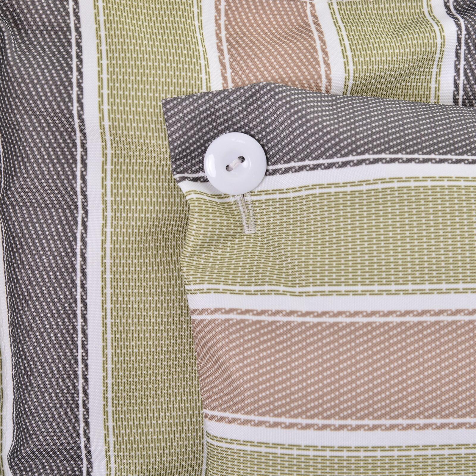 Silla Colgante Outsunny 100x106 cm Rayas Multicolor 5/7