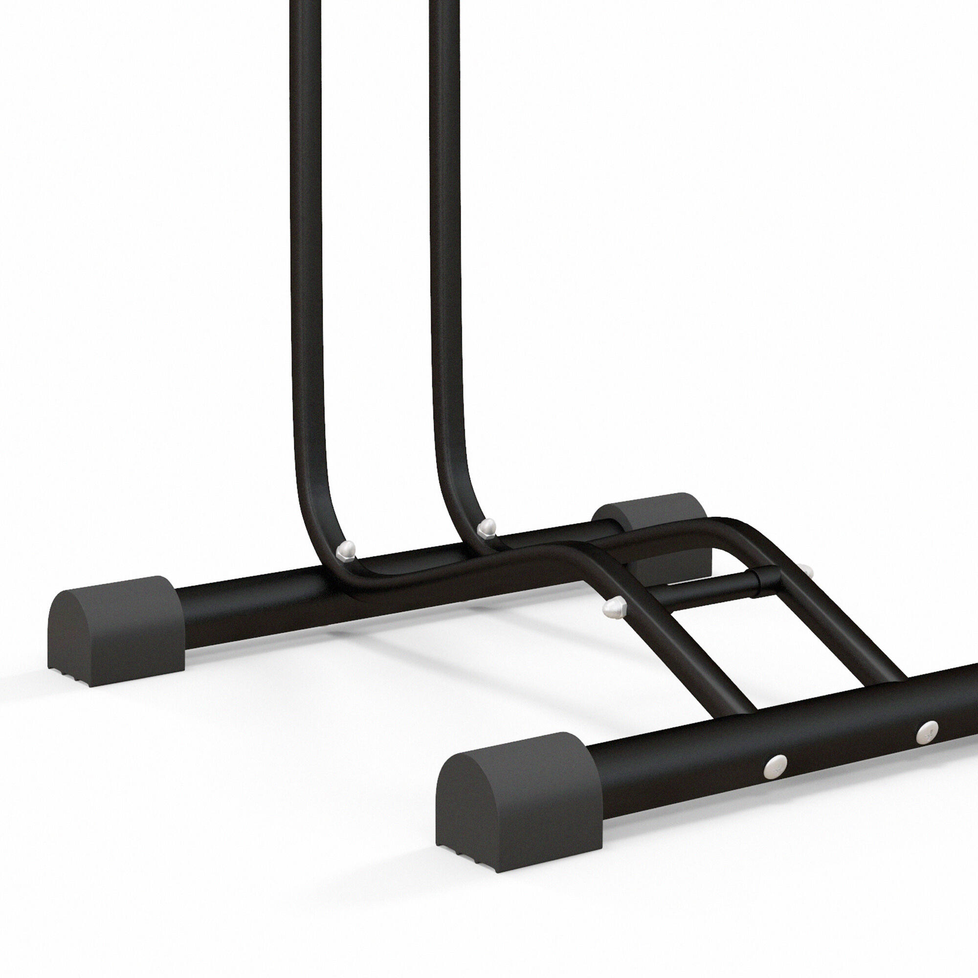 Suporte de bicicleta 45x44x118 cm preto SPORTNOW 4/7