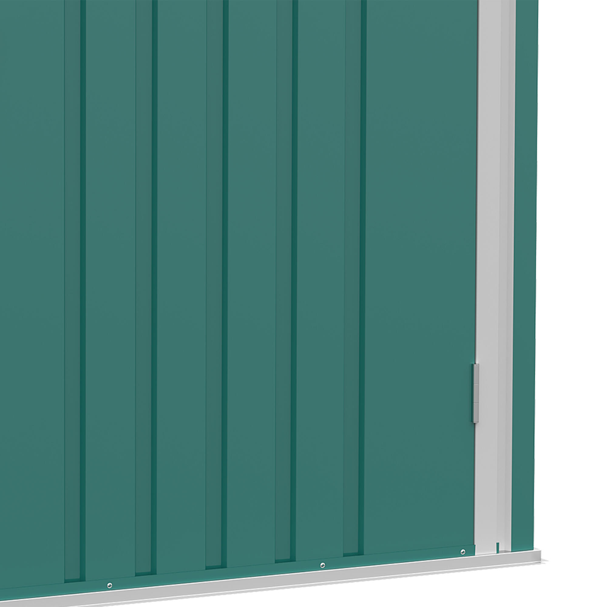Caseta almacenamiento bicicletas Outsunny 100x103x160 cm Verde 4/7