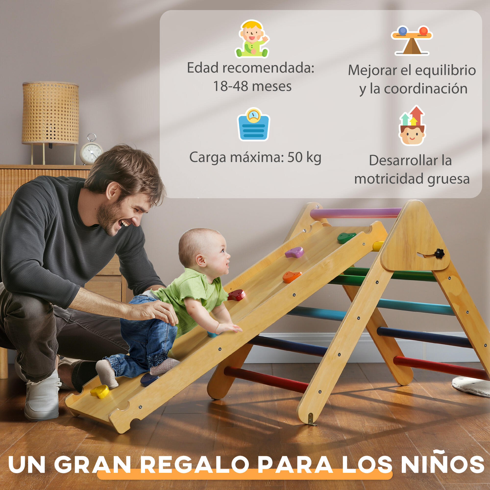 Jogo de aprendizagem 147x64,5x63 cm multicor AIYAPLAY 6/7