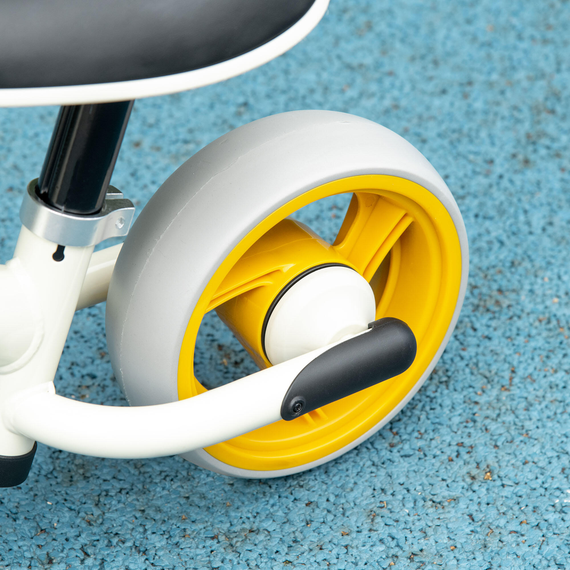 Bicicleta sin Pedales AIYAPLAY 66.5x34x47 cm Blanco y Naranja 4/7
