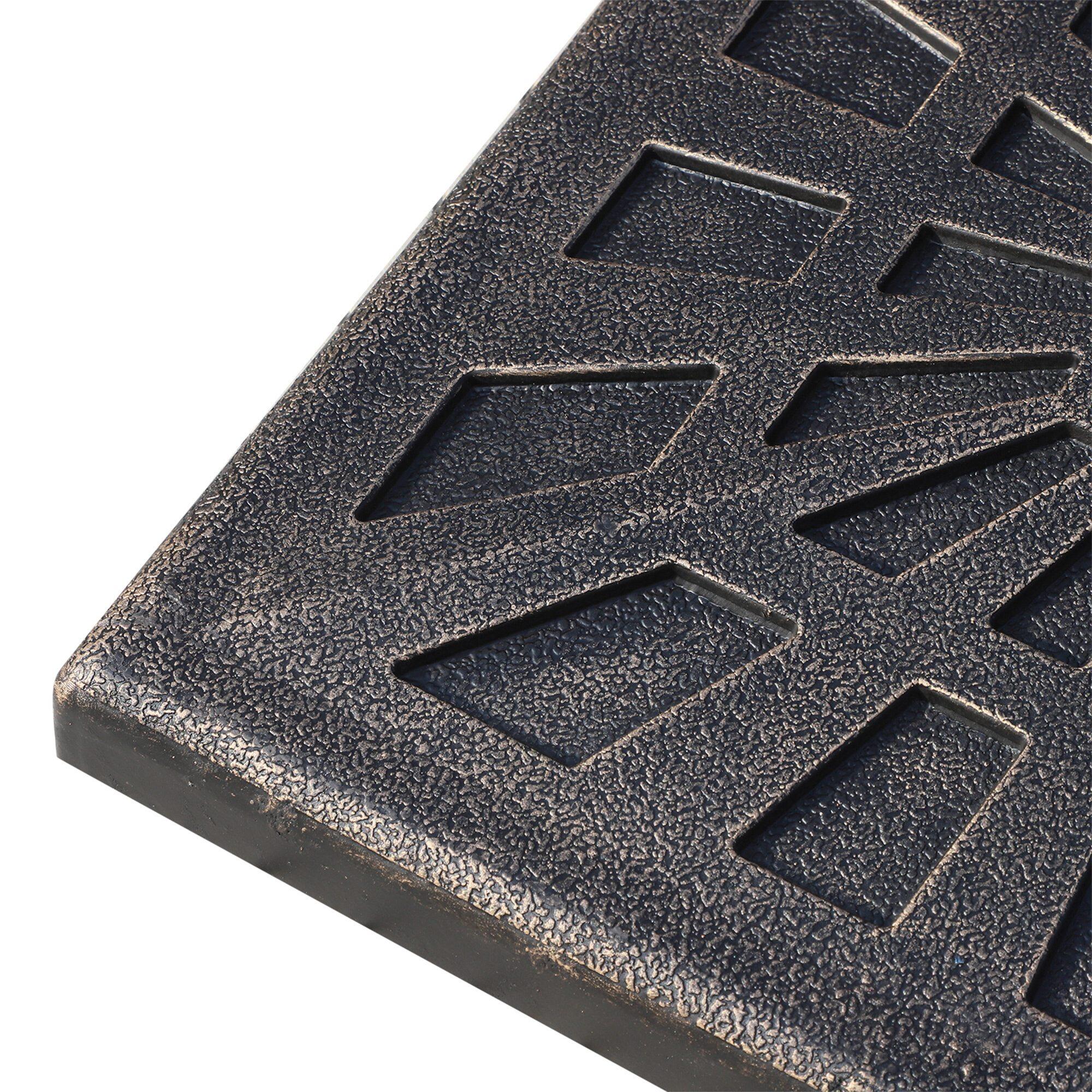 Base chapéu de sol 47x47x32 cm preto e bronze Outsunny 6/7