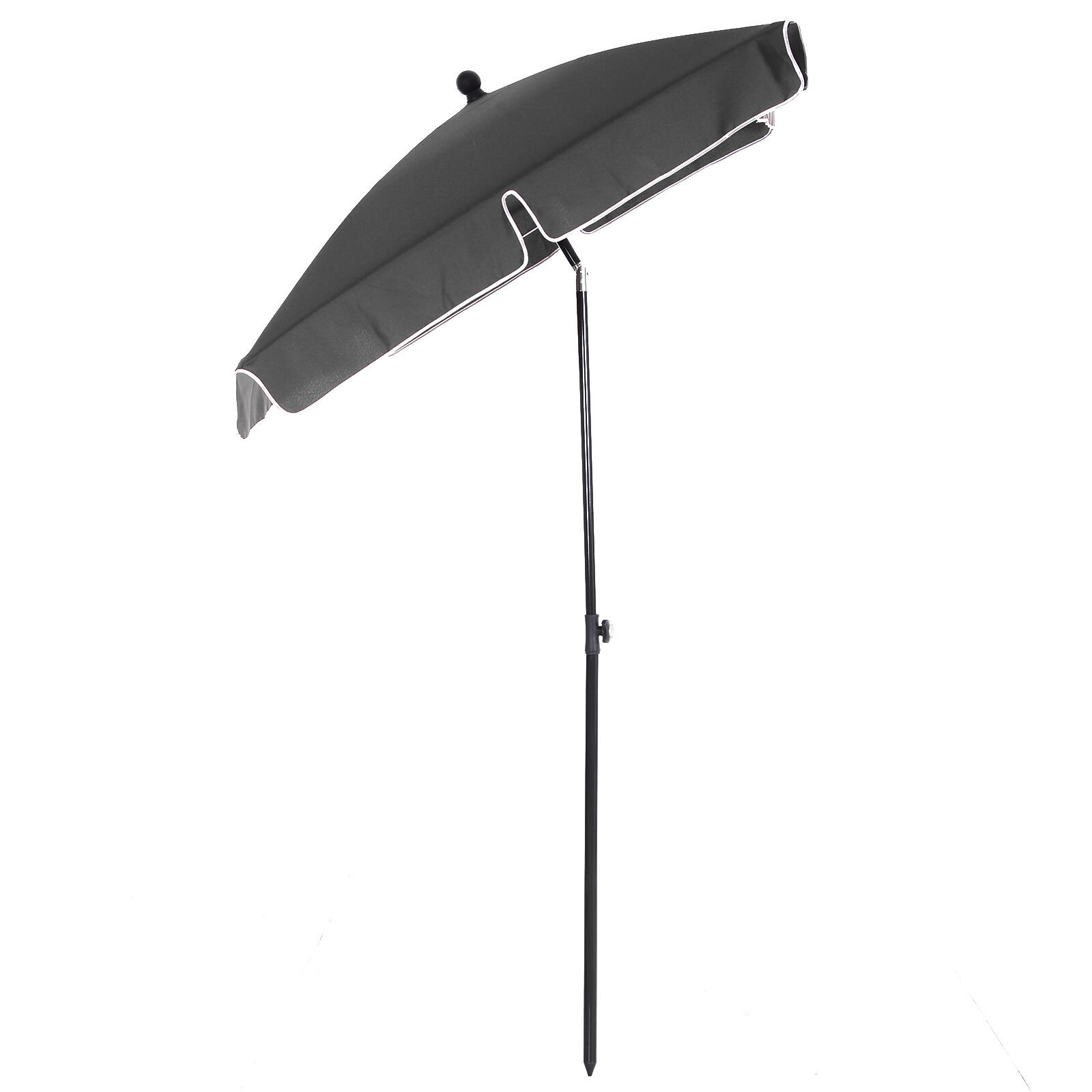 Sombrilla Outsunny 198x130x245 cm Gris 4/7