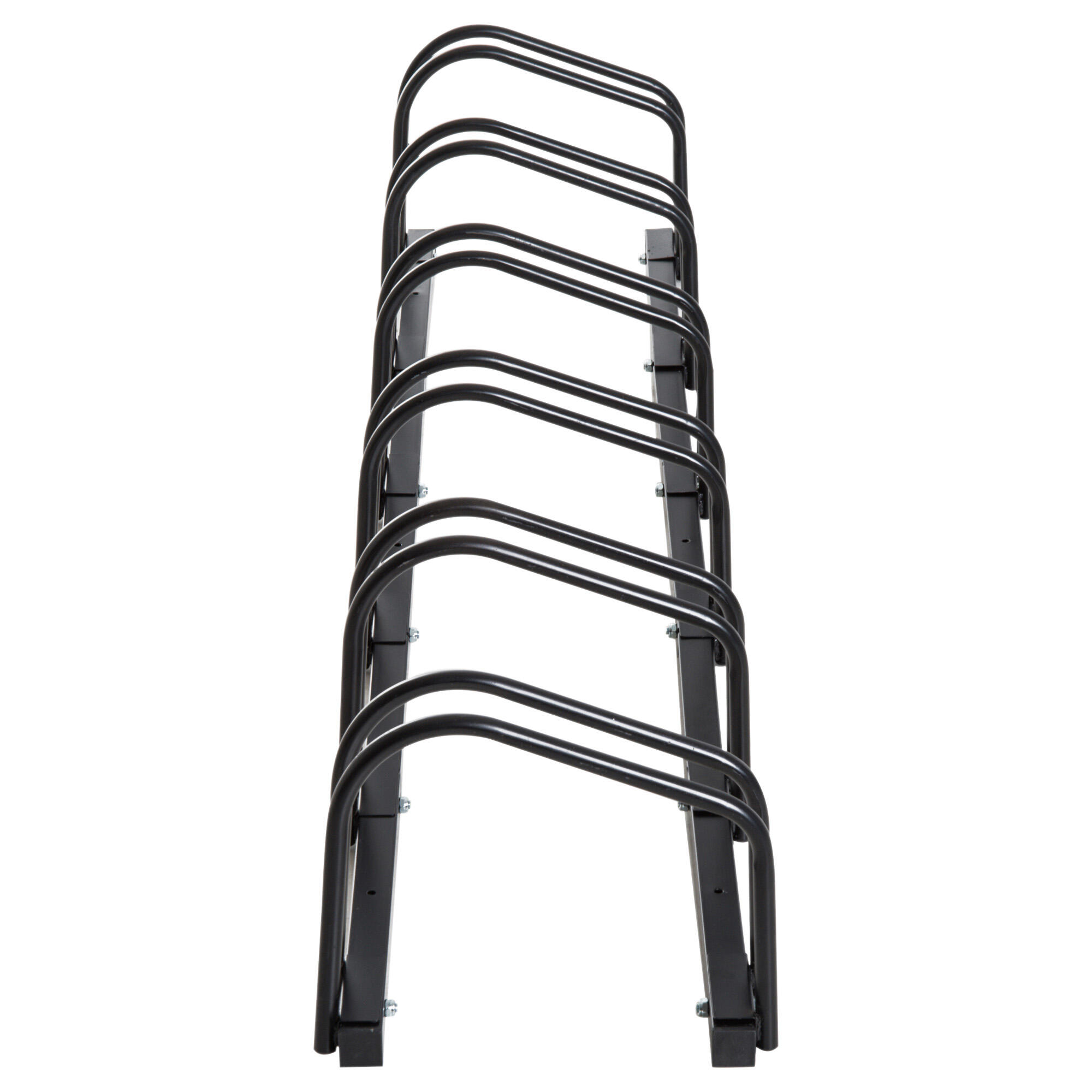 Aparcamiento para Bicicletas HOMCOM 179x33x27 cm Negro 5/7