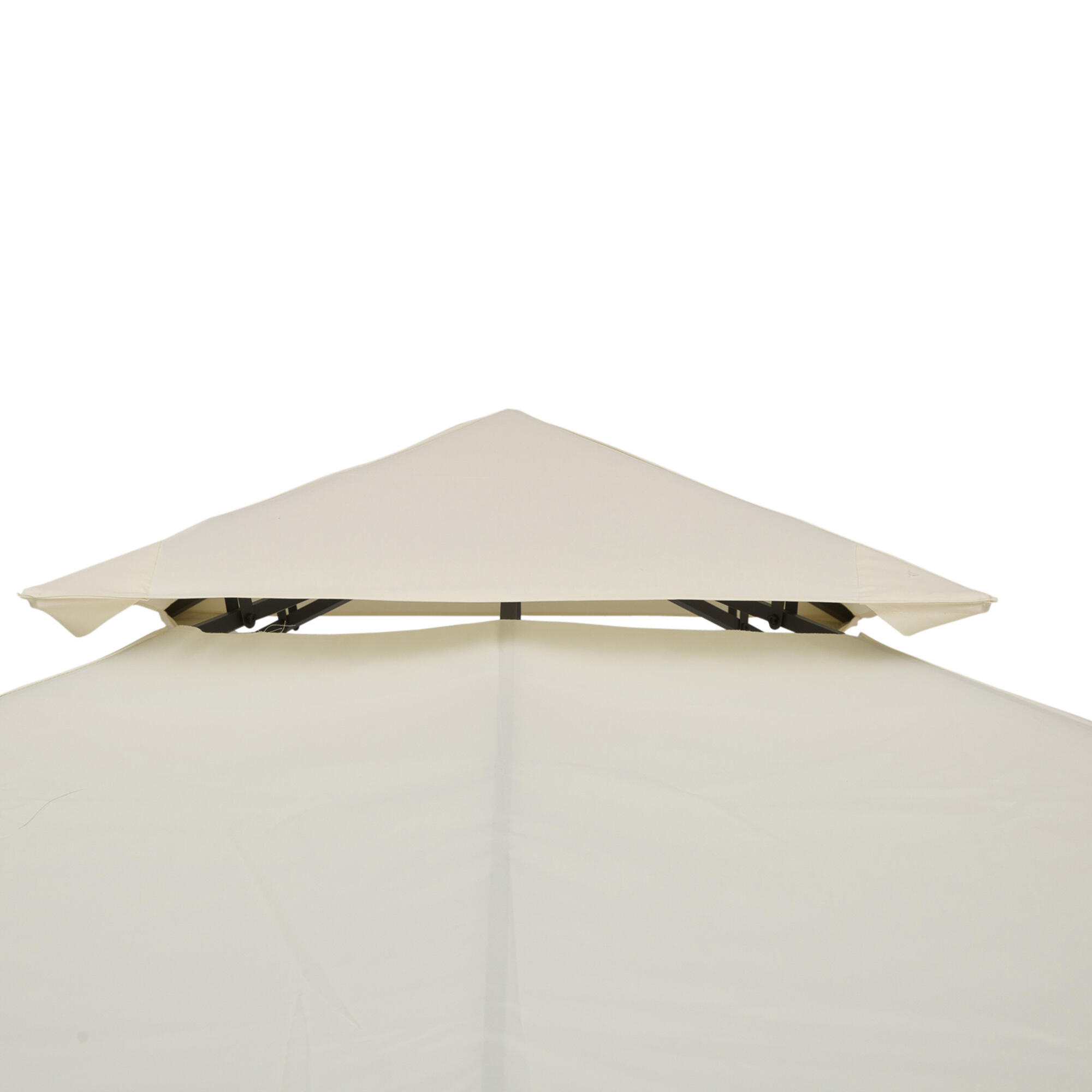 Techo Reemplazo para Carpa Outsunny 300x300 cm Crema 4/7