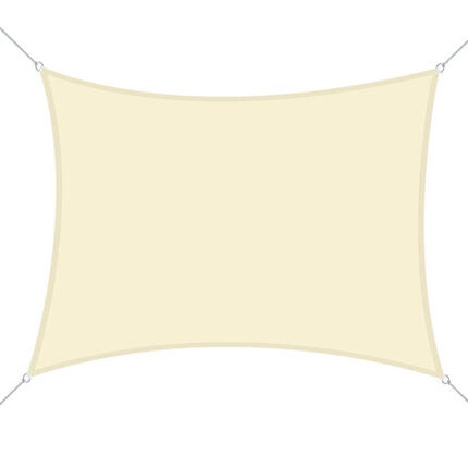 Toldo de Vela Rectangular Outsunny 400x600 cm Arena