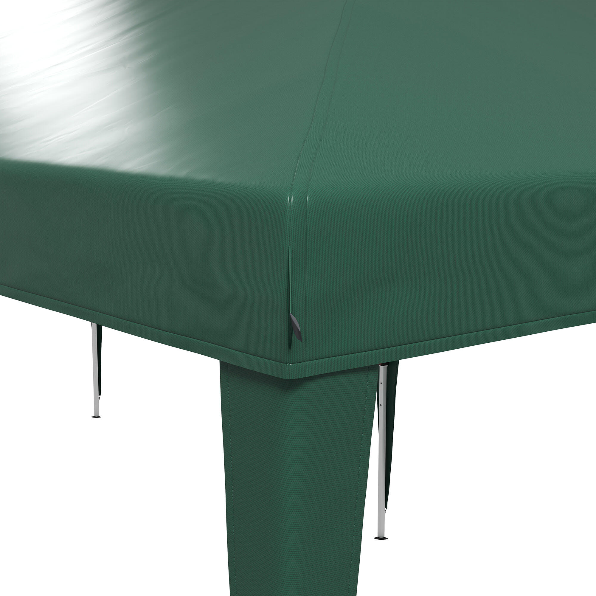 Tenda dobrável verde Outsunny 5/7