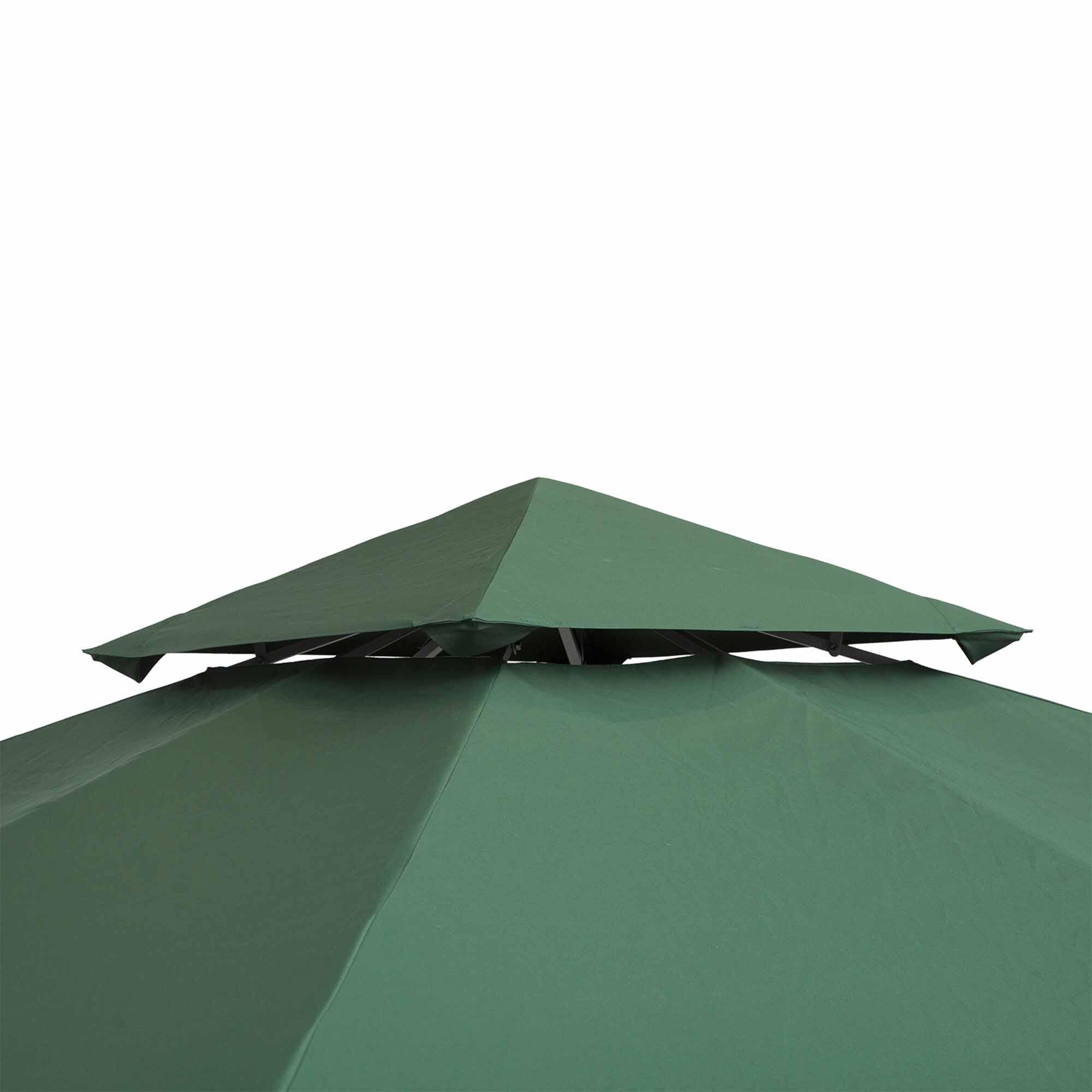 Techo Reemplazo para Carpa Eventos Deportivos 300x300 cm Verde 4/7