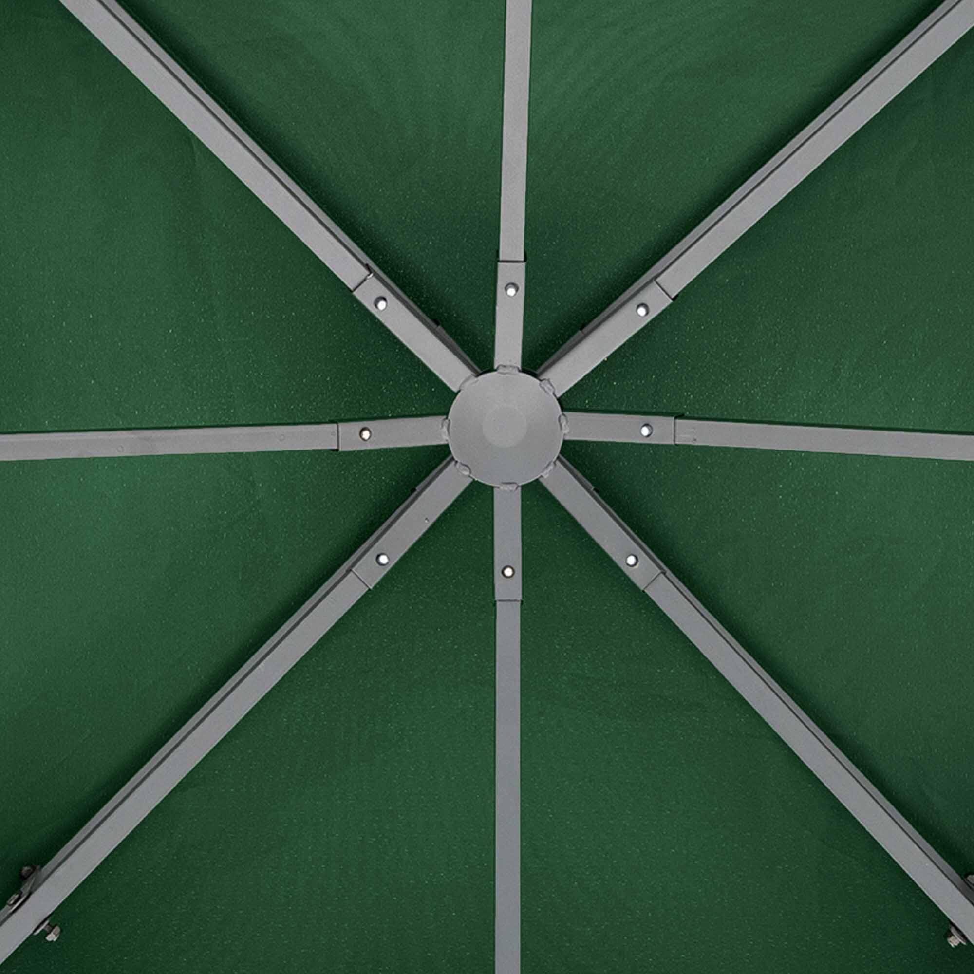 Techo Reemplazo para Carpa Eventos Deportivos 300x300 cm Verde 6/7