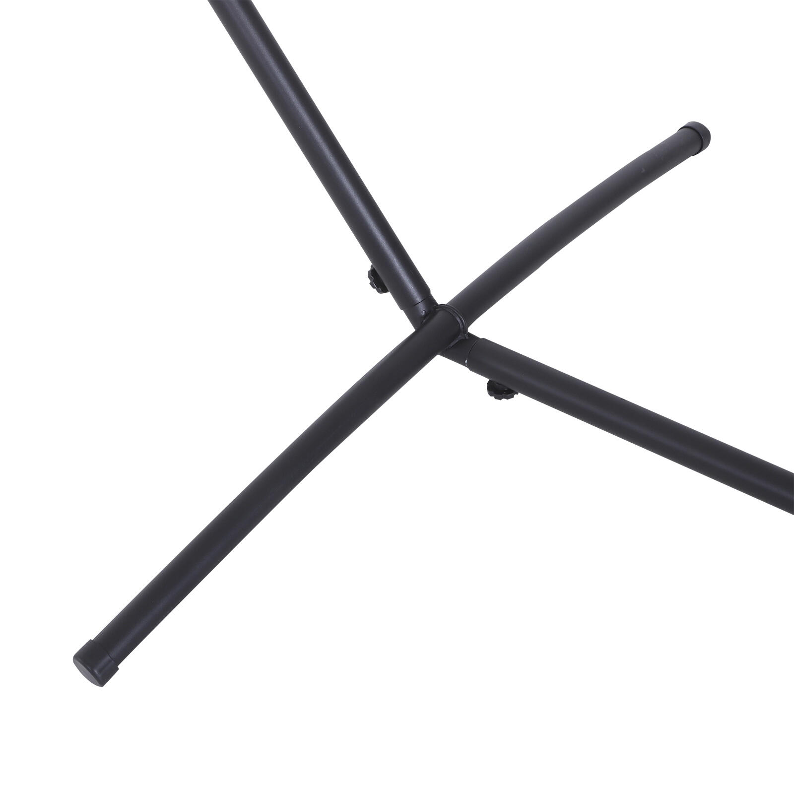 Soporte Ajustable para Hamaca Outsunny 280x120x110cm Negro 4/7